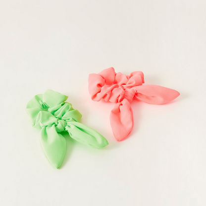 Buy Women's Elasticated Knotted Hair Scrunchies - Set of 2 Online |  Centrepoint Bahrain