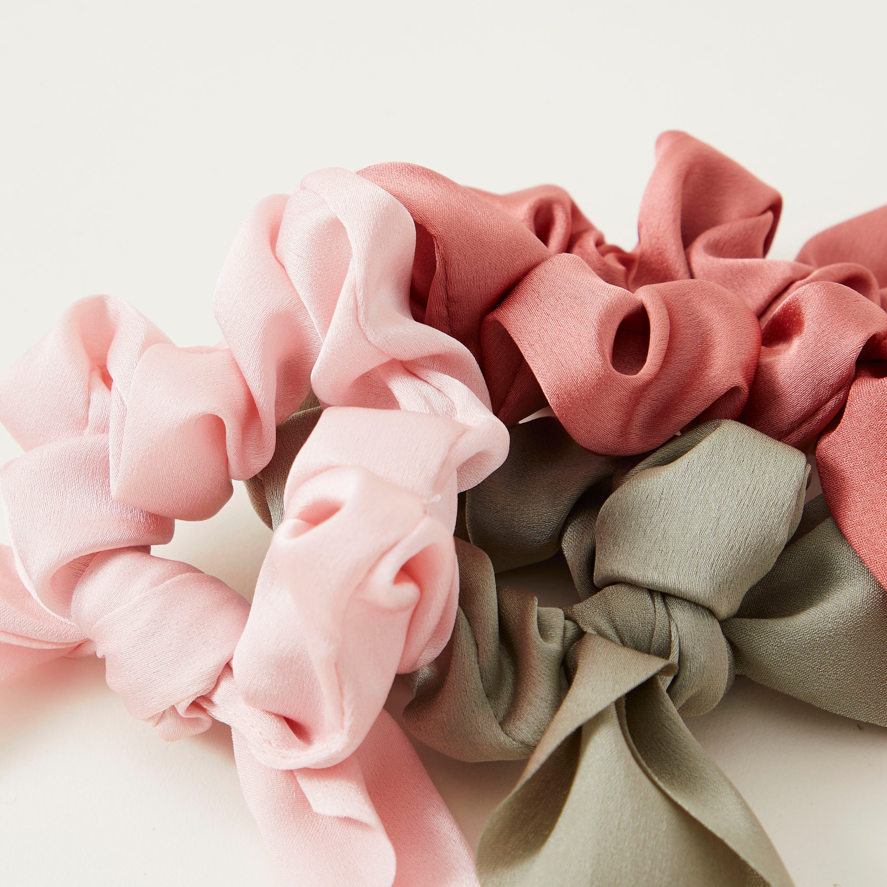 Satin Scrunchie with Long Tail - Set of 3-women-hairaccessories-scrunchies-image-2