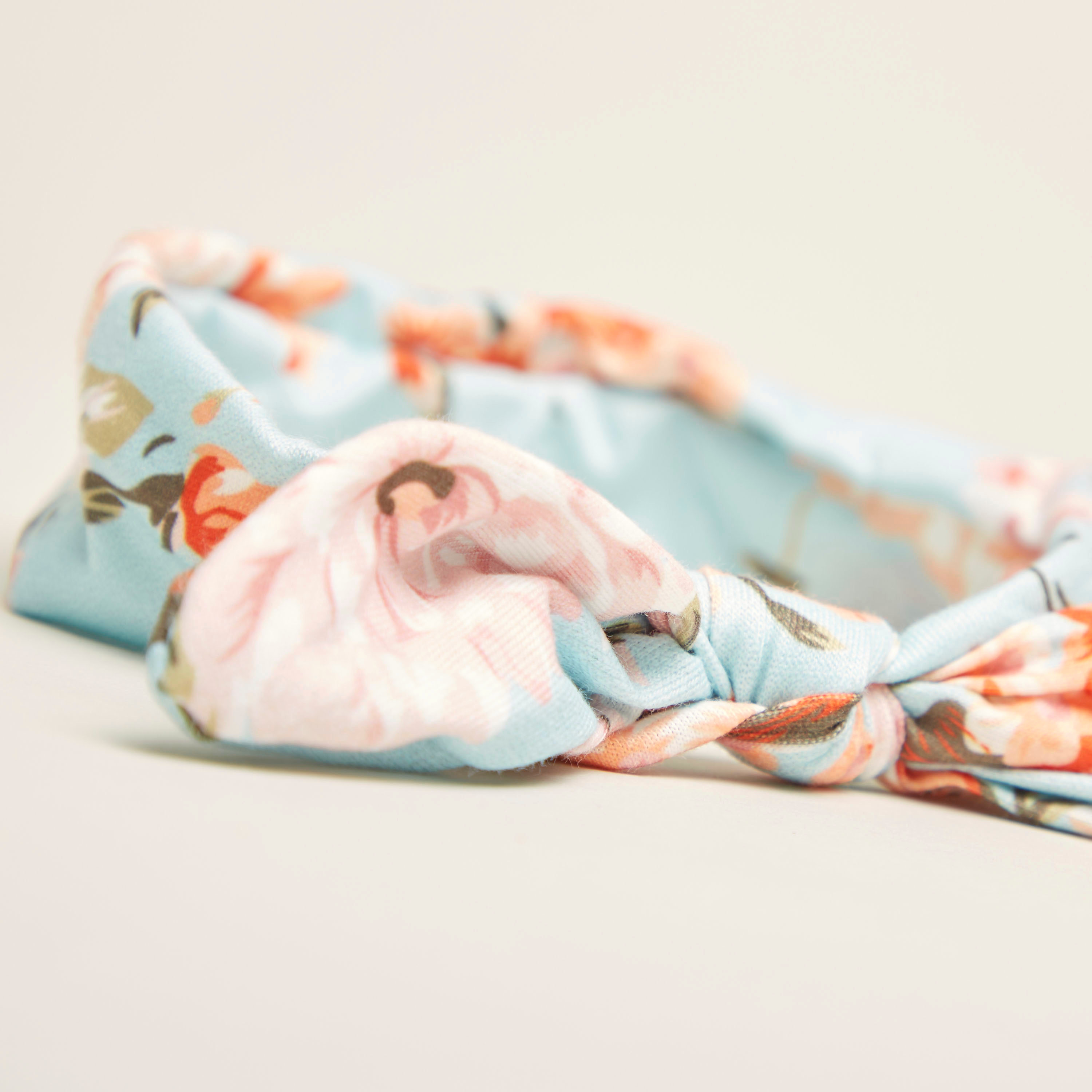 Charmz Floral Print Hair Band with Knotted Bow Detail-baby-girls-accessories-hairaccessories-image-3