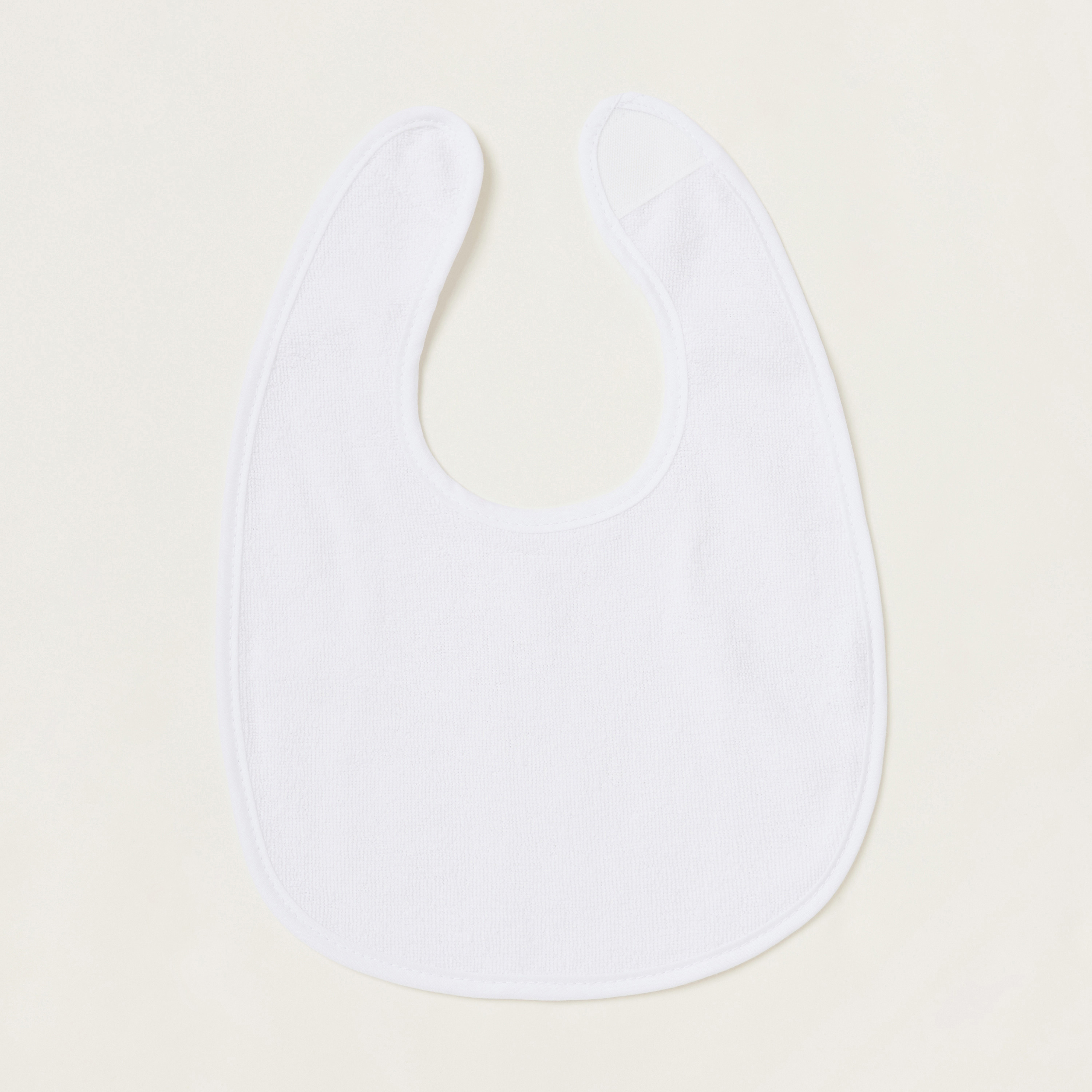 Juniors Textured Bib with Hook and Loop Closure - Set of 4-baby-feeding-bibs-image-3