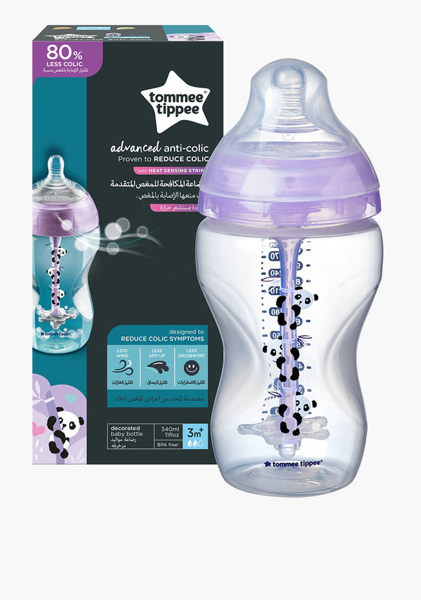 Tommee Tippee Printed Feeding Bottle - 340 ml-Bottles and Teats-image-2