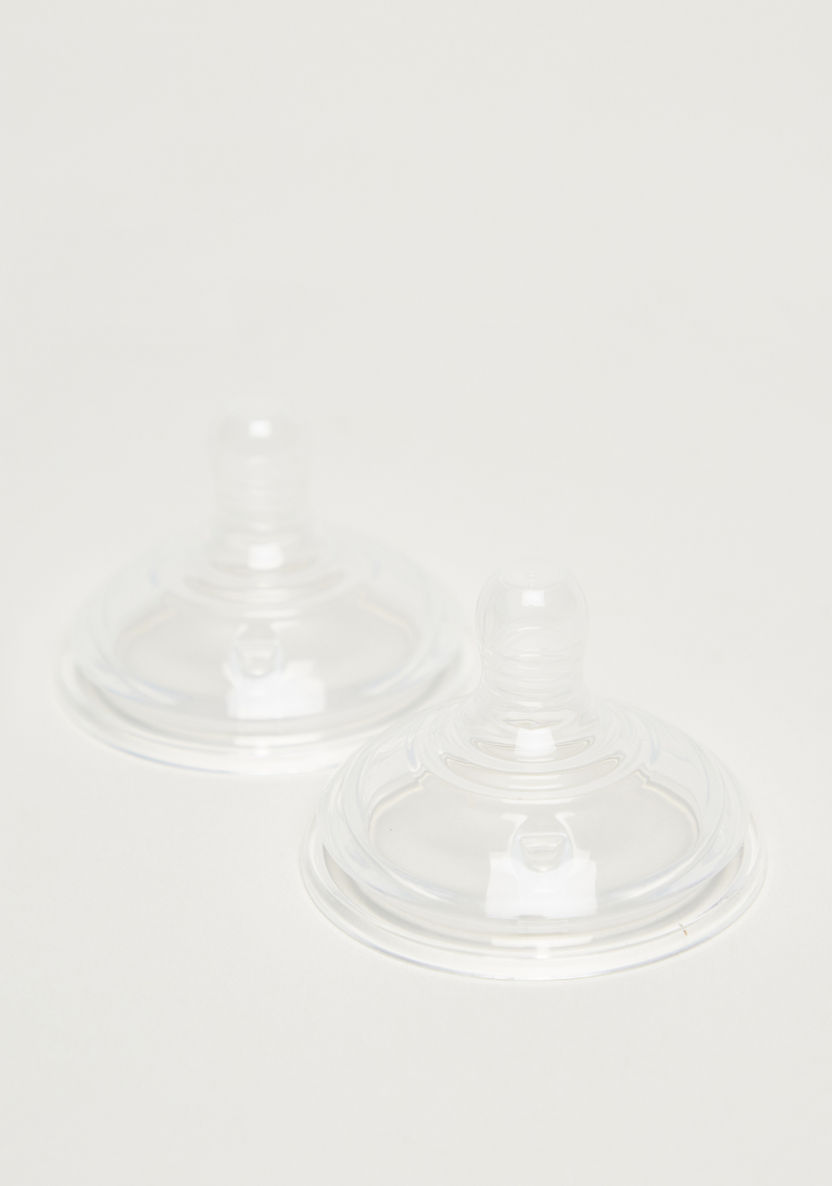 Tommee Tippee Closer to Nature 2-Piece Medium Flow Teat Set -3 months+-Bottles and Teats-image-2