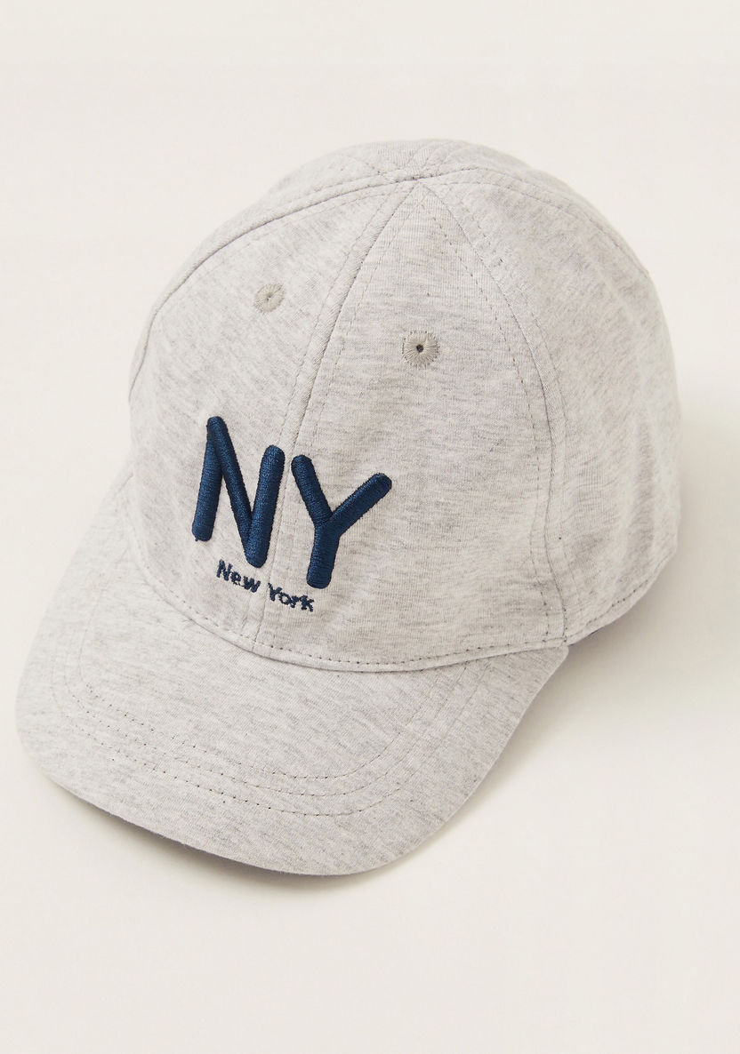 Juniors 'NY' Embroidered Cap-Caps-image-0