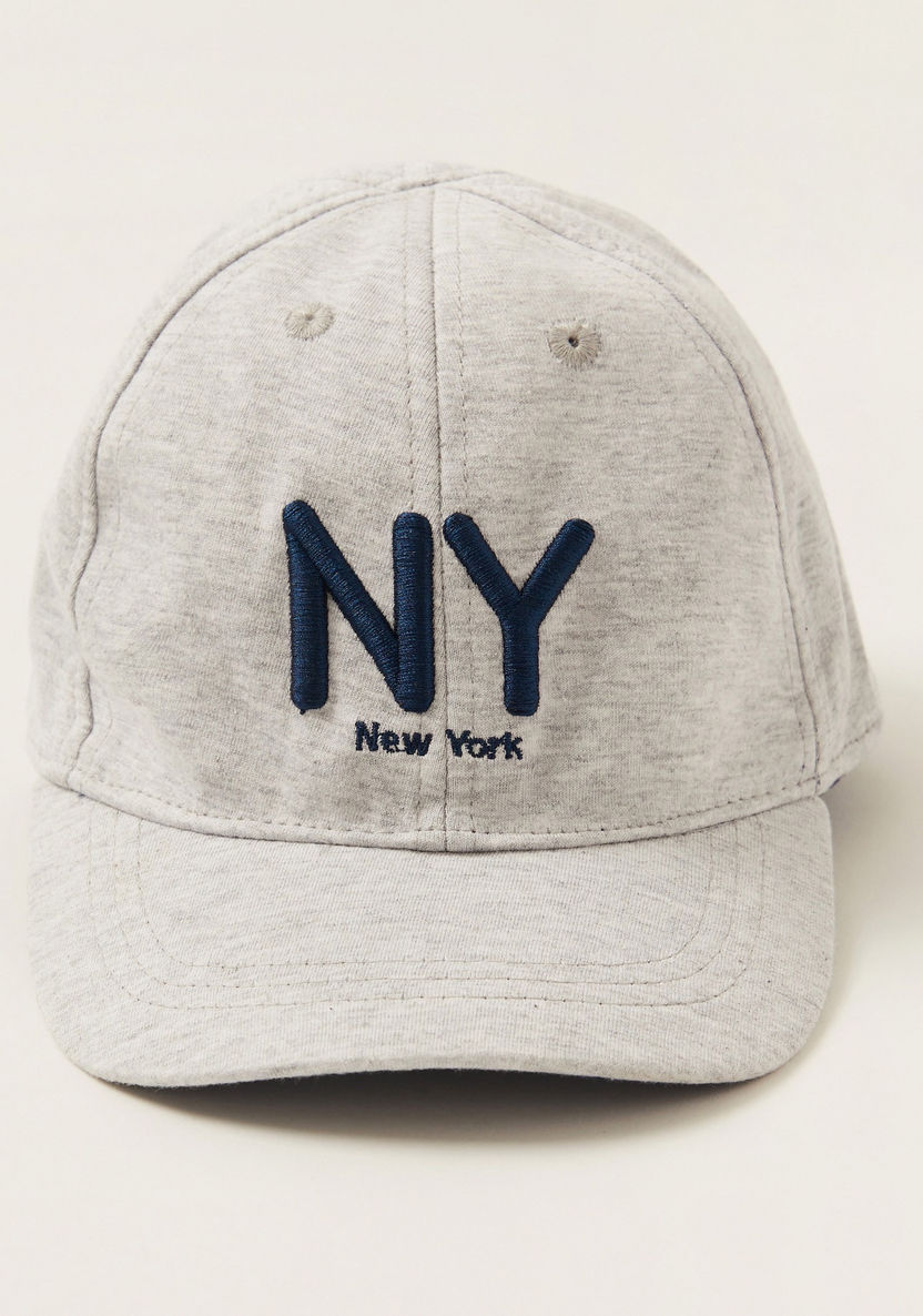 Juniors 'NY' Embroidered Cap-Caps-image-1