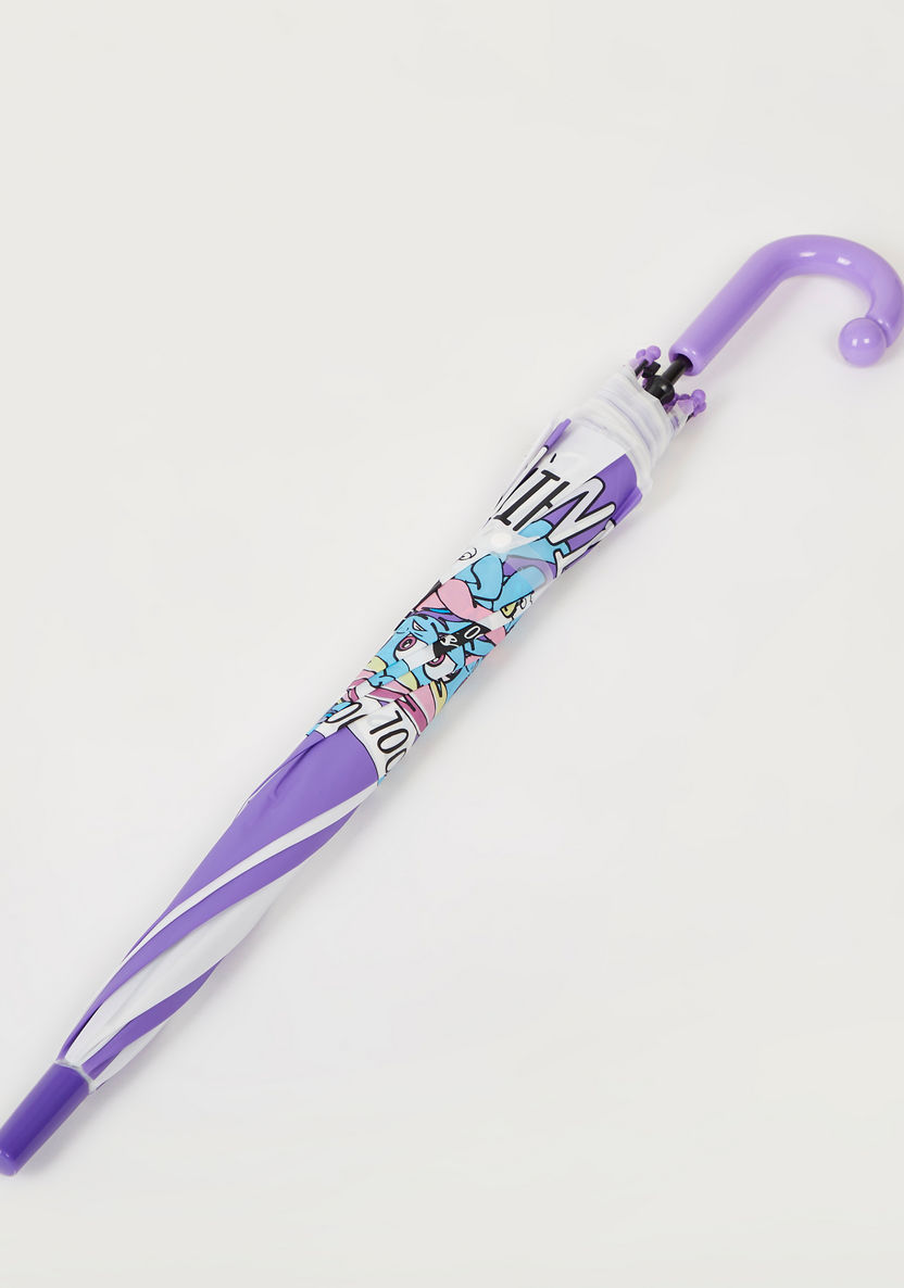 My Little Pony Graphic Print Umbrella with Curved Handle-Novelties and Collectibles-image-1