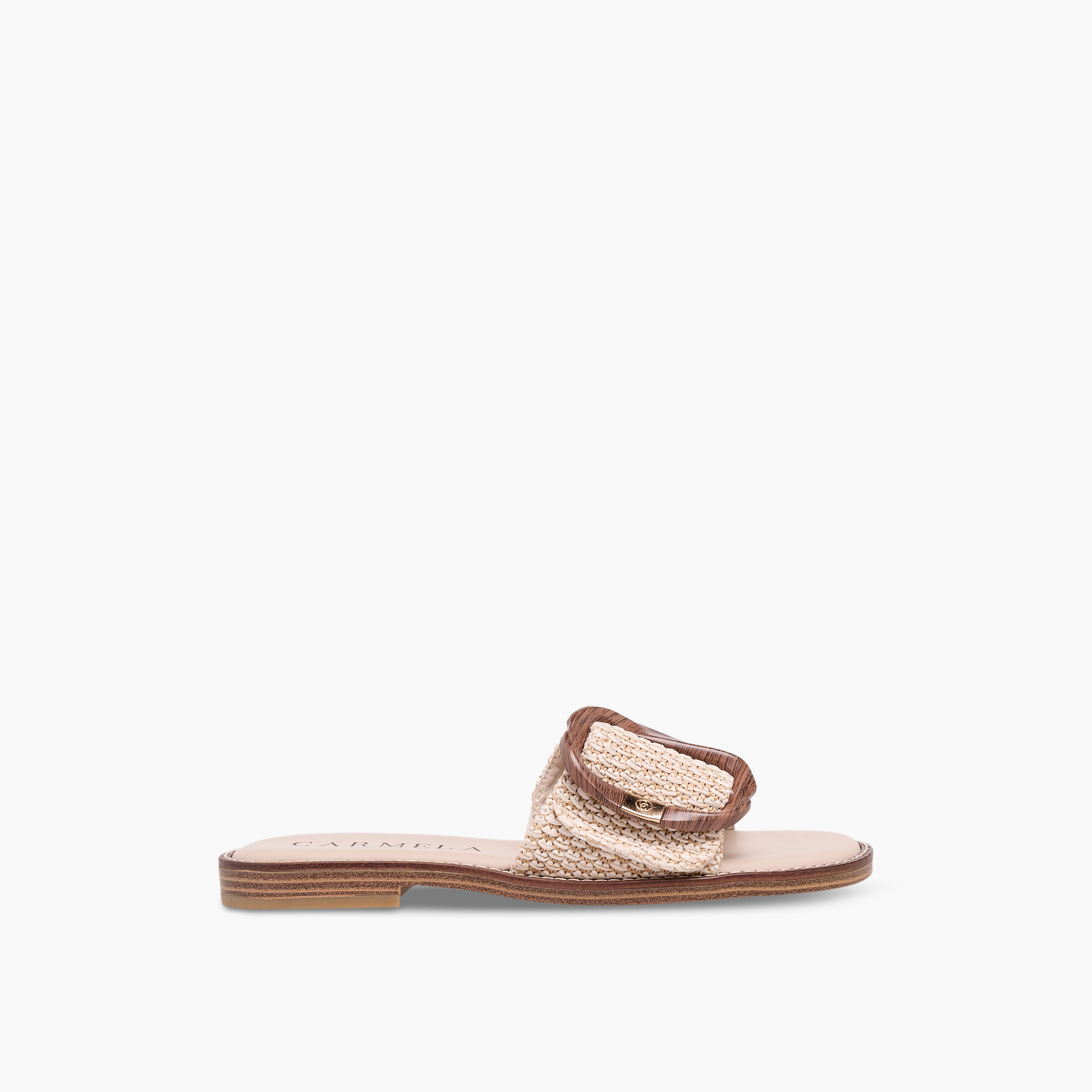 صندل جلد بارز الملمس من كارميلا-women-shoes-flats-sandals-image-3