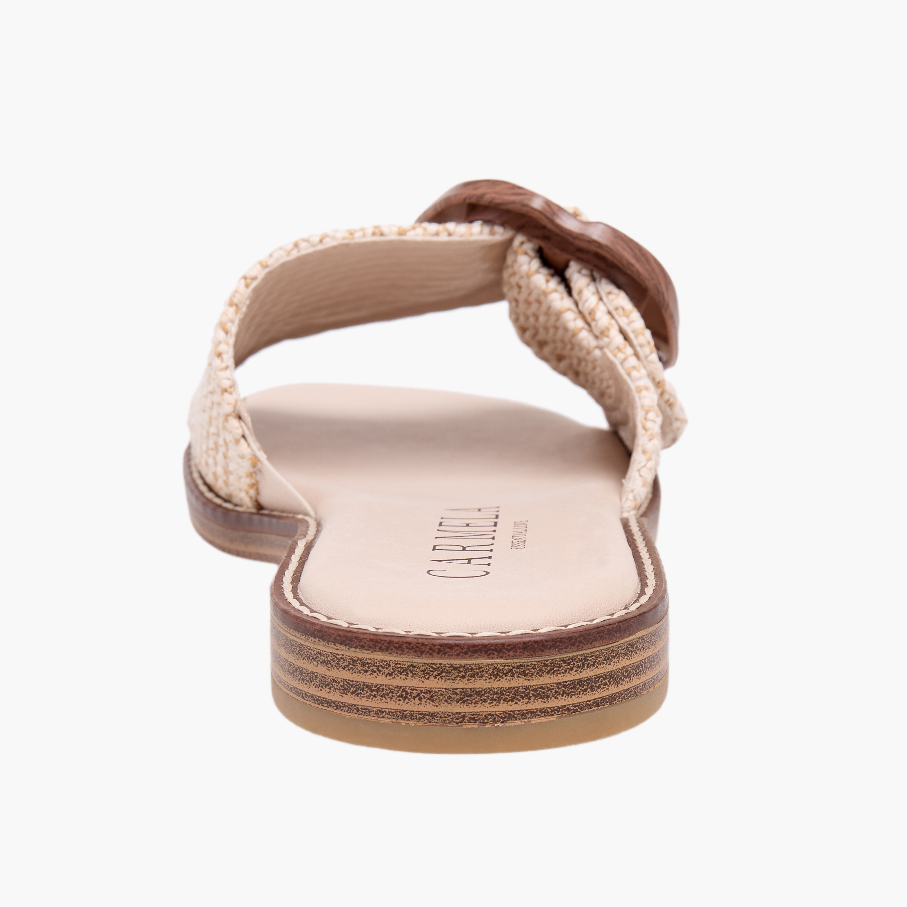 صندل جلد بارز الملمس من كارميلا-women-shoes-flats-sandals-image-5