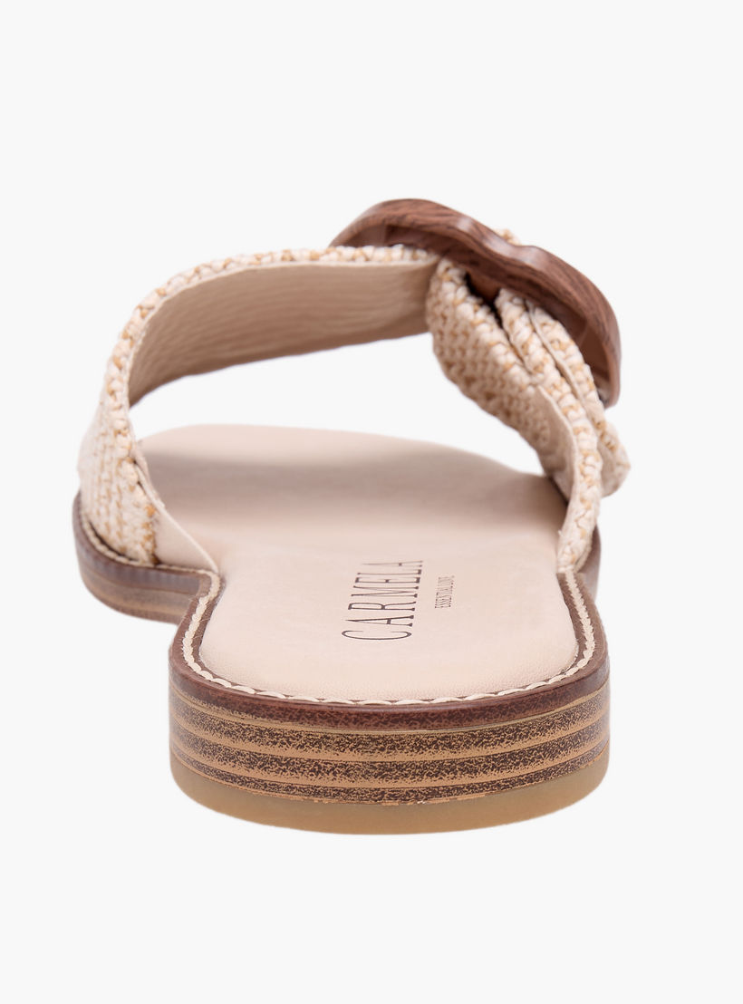 صندل جلد بارز الملمس من كارميلا-women-shoes-flats-sandals-image-5