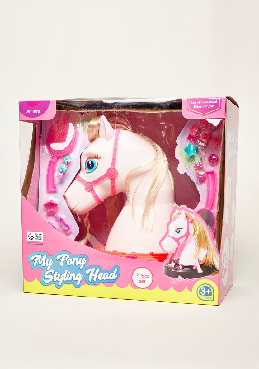 Juniors Pony Styling Head Playset-Dolls and Playsets-image-8