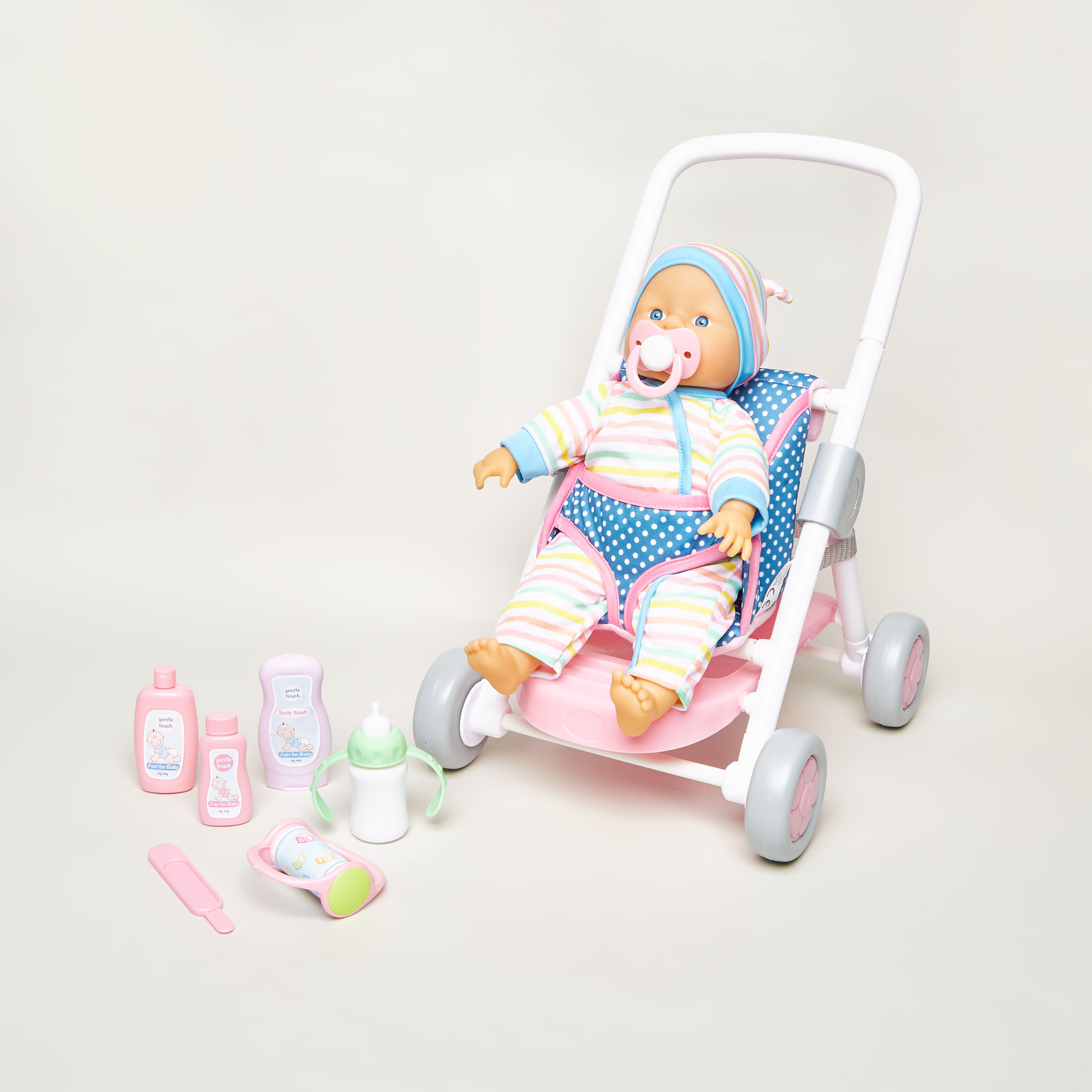 Juniors First Steps Sunny Days Baby Doll Set - 36 cms-toys-dollsandplaysets-dollplaysets-image-1