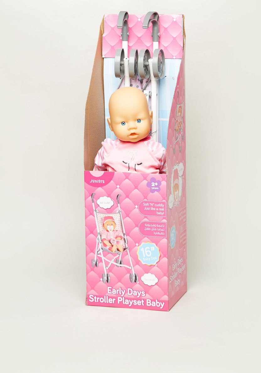 Juniors Early Days Stroller Doll Playset-Dolls and Playsets-image-7