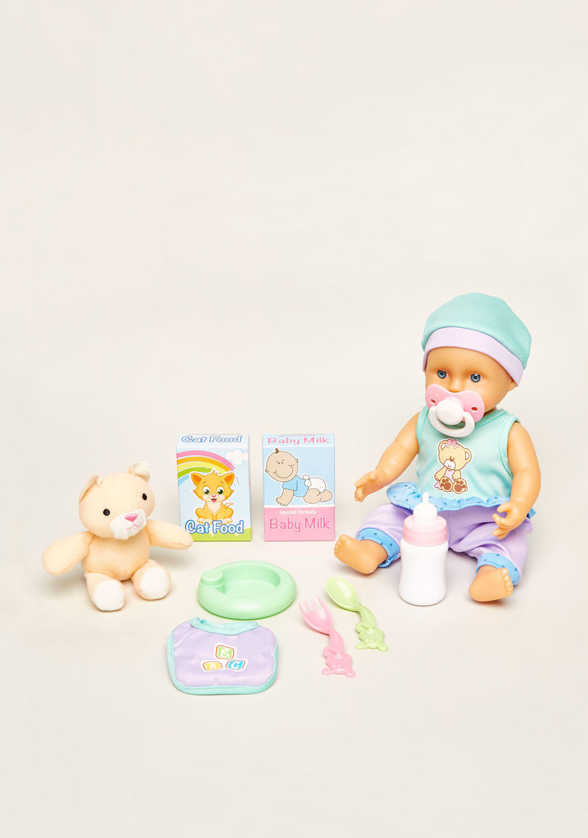 Juniors Early Days Kitty Play Baby Doll Playset - 30 cms-Dolls and Playsets-image-0