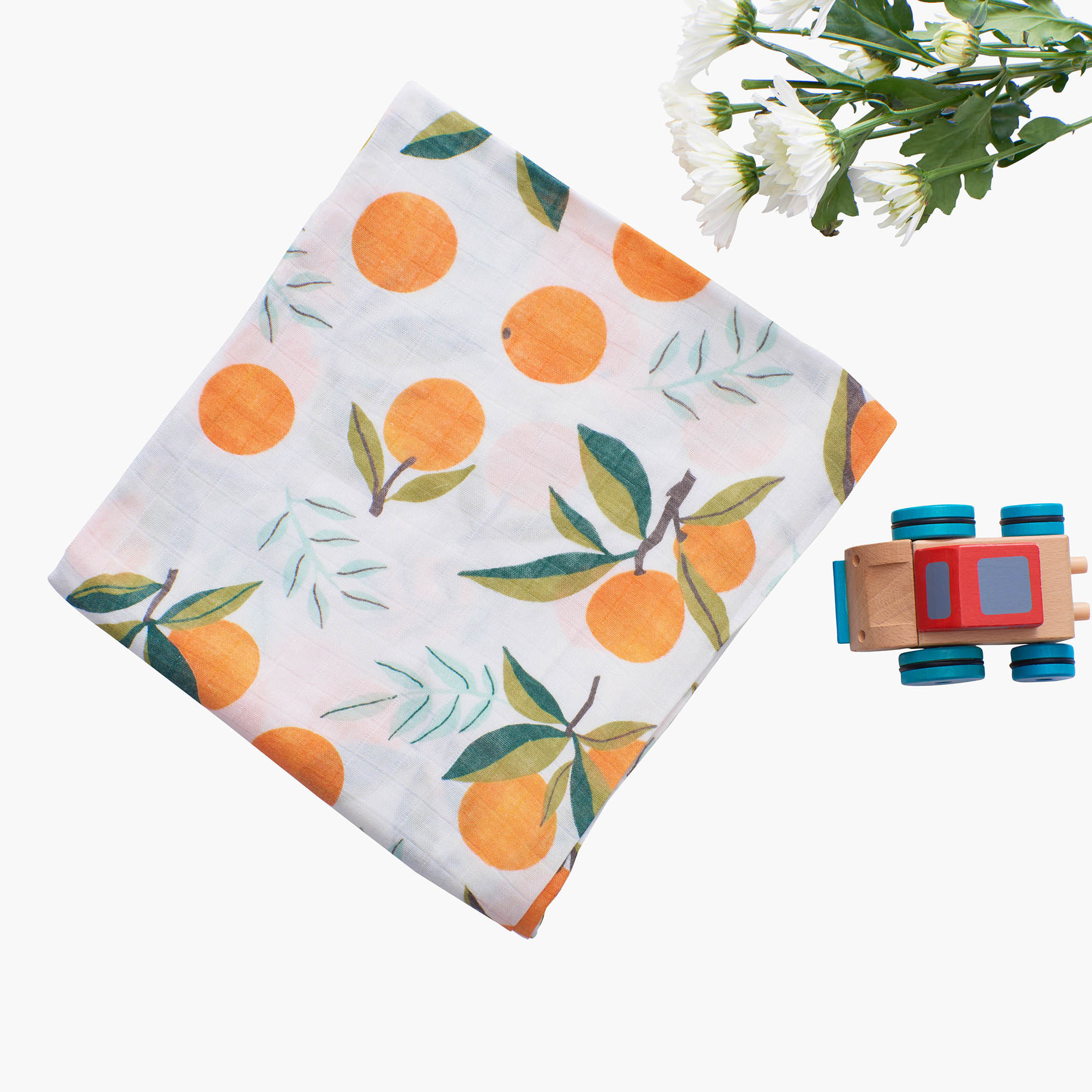 قماط لف بطبعات من أنفي بيبي-baby-nursery-blanketsandswaddles-swaddlesandsleepingbags-image-1