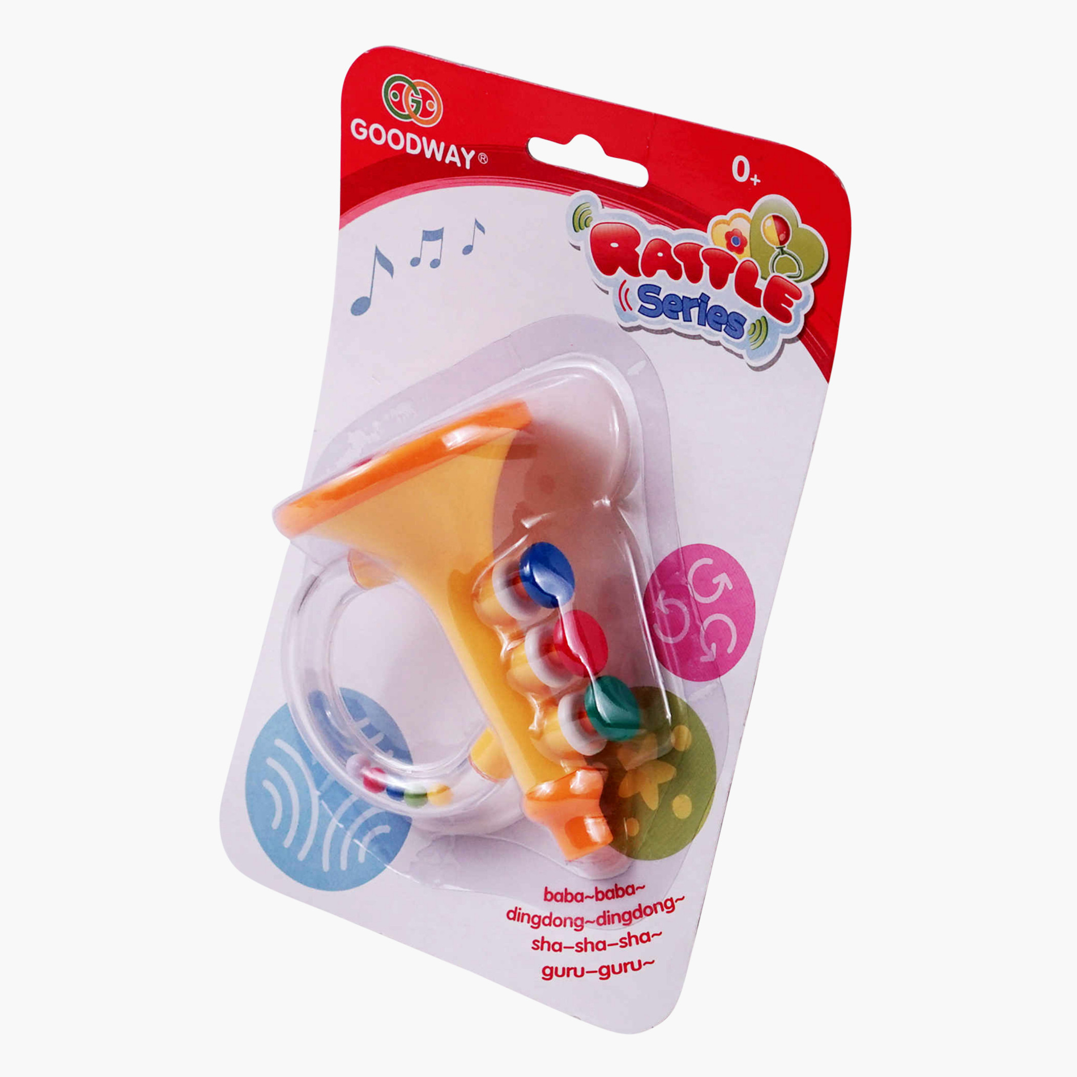 خشخيشة بوق بمقبض من جودواي-toys-babyandtoddlertoys-rattlesandteethers-image-2