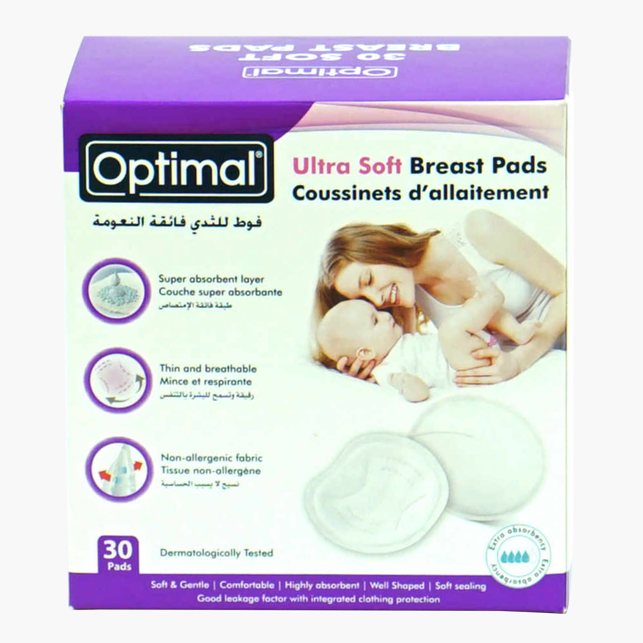 Optimal 30-Piece Soft Breast Pads-baby-feeding-breastfeedingandcare-image-1