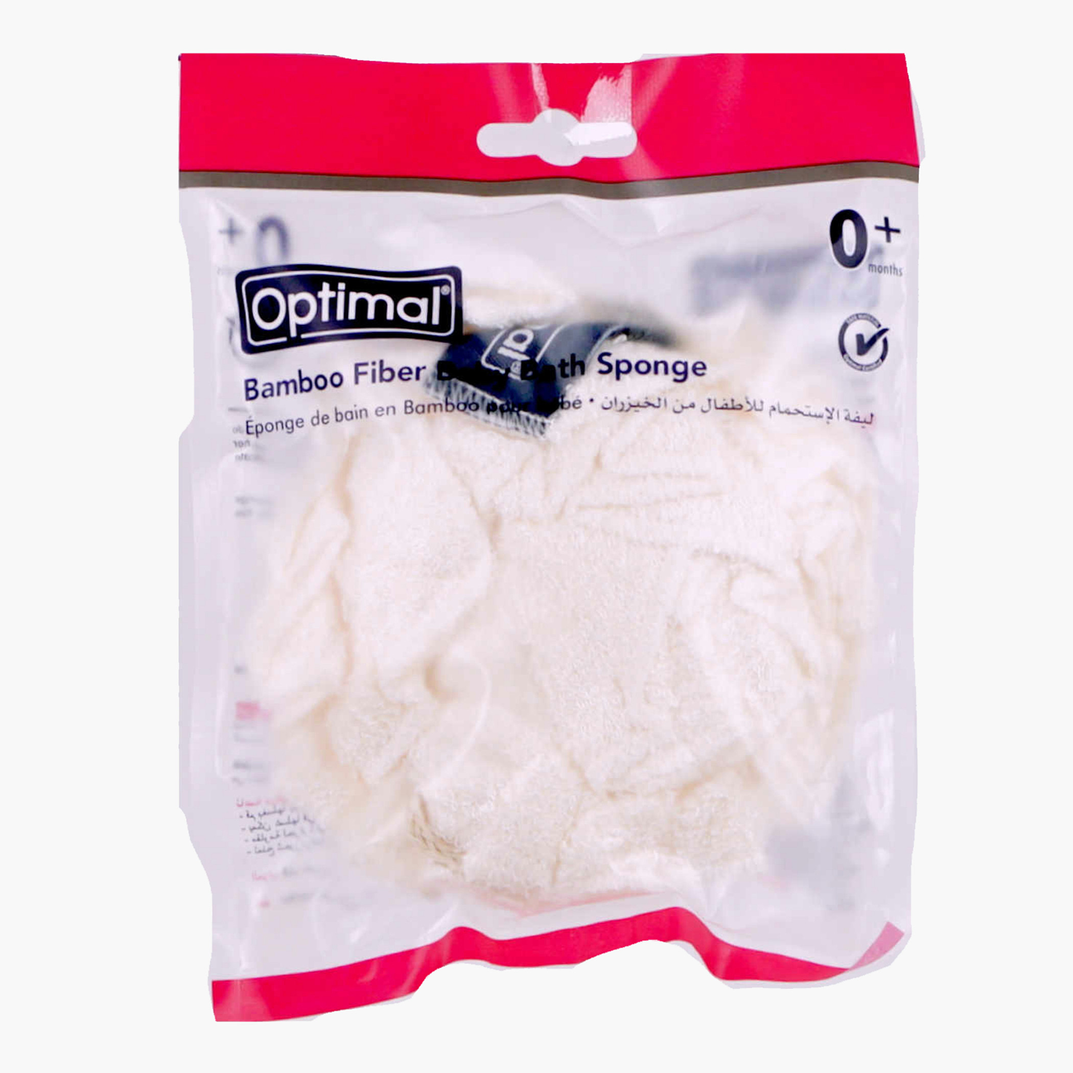 Optimal Bamboo Fiber Baby Bath Sponge-baby-bathandcare-bathtubs-image-1
