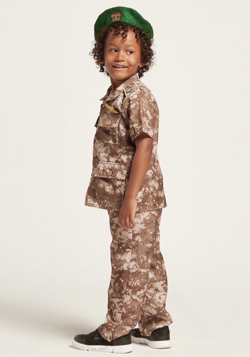 Artpro Soldier Children's Costume with Short Sleeves - Medium-Role Play-image-3
