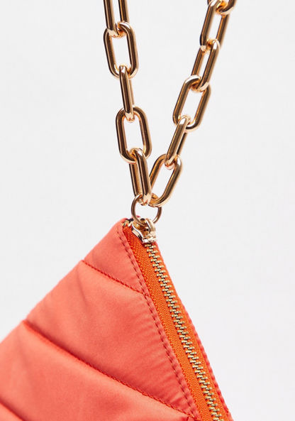 Lulu Loves Celeste Quilted Clutch with Chain Strap-Wallets and Clutches-image-3