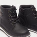 Juniors Panelled Boots with Zip Closure-Boy%27s Boots-thumbnailMobile-3