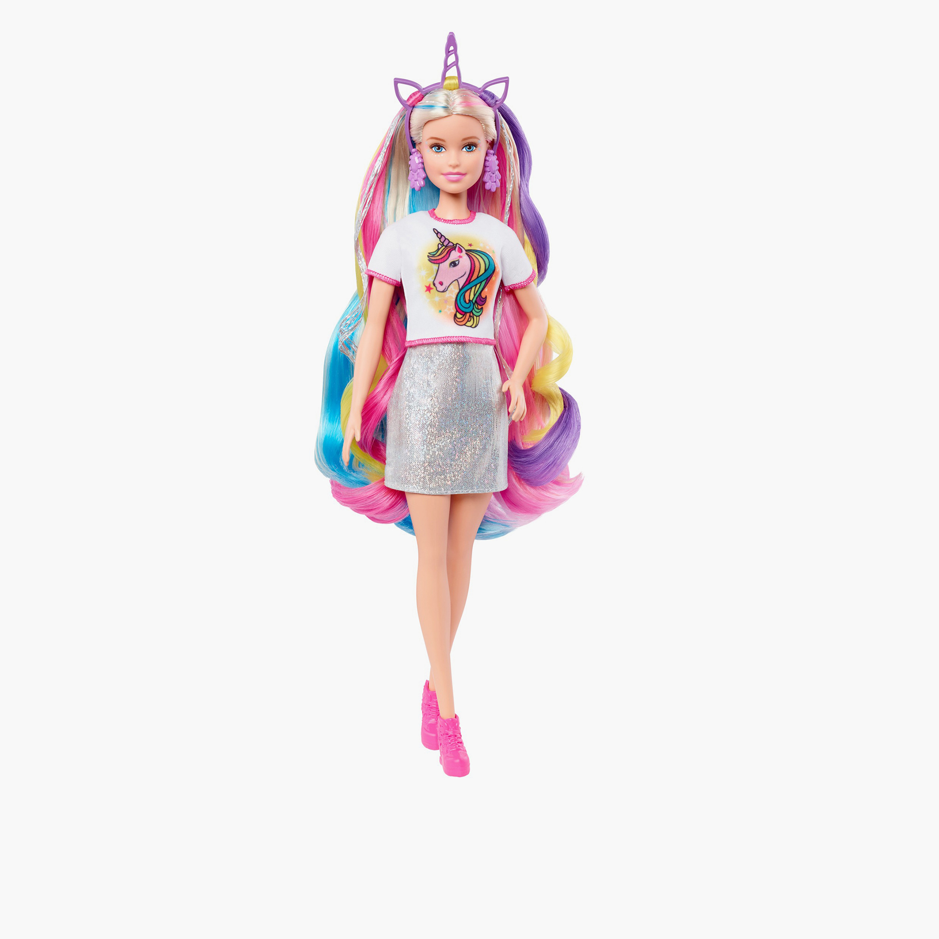 مجموعة لعب دمية فانتسي هير من باربي-toys-dollsandplaysets-dollplaysets-image-3