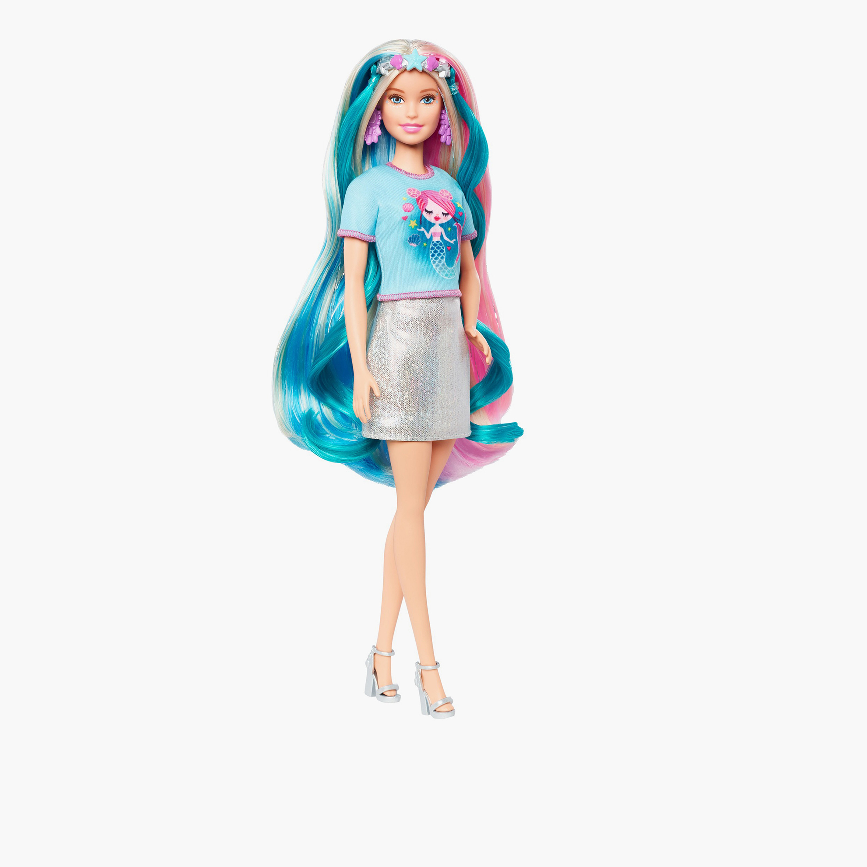 مجموعة لعب دمية فانتسي هير من باربي-toys-dollsandplaysets-dollplaysets-image-6