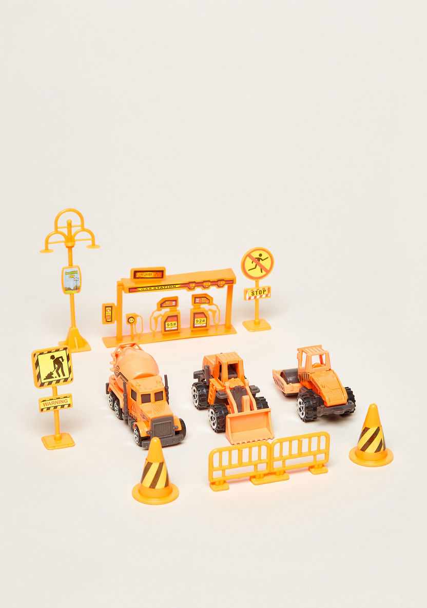 Gloo Toy Truck Engineering Playset-Scooters and Vehicles-image-0