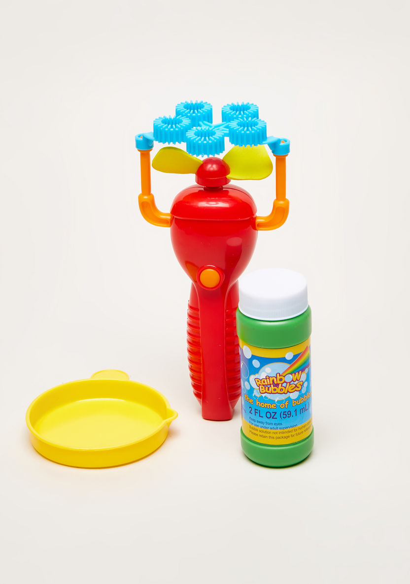 Rainbow Bubbles Bubble Blower with Bubble Solution Set-Novelties and Collectibles-image-0