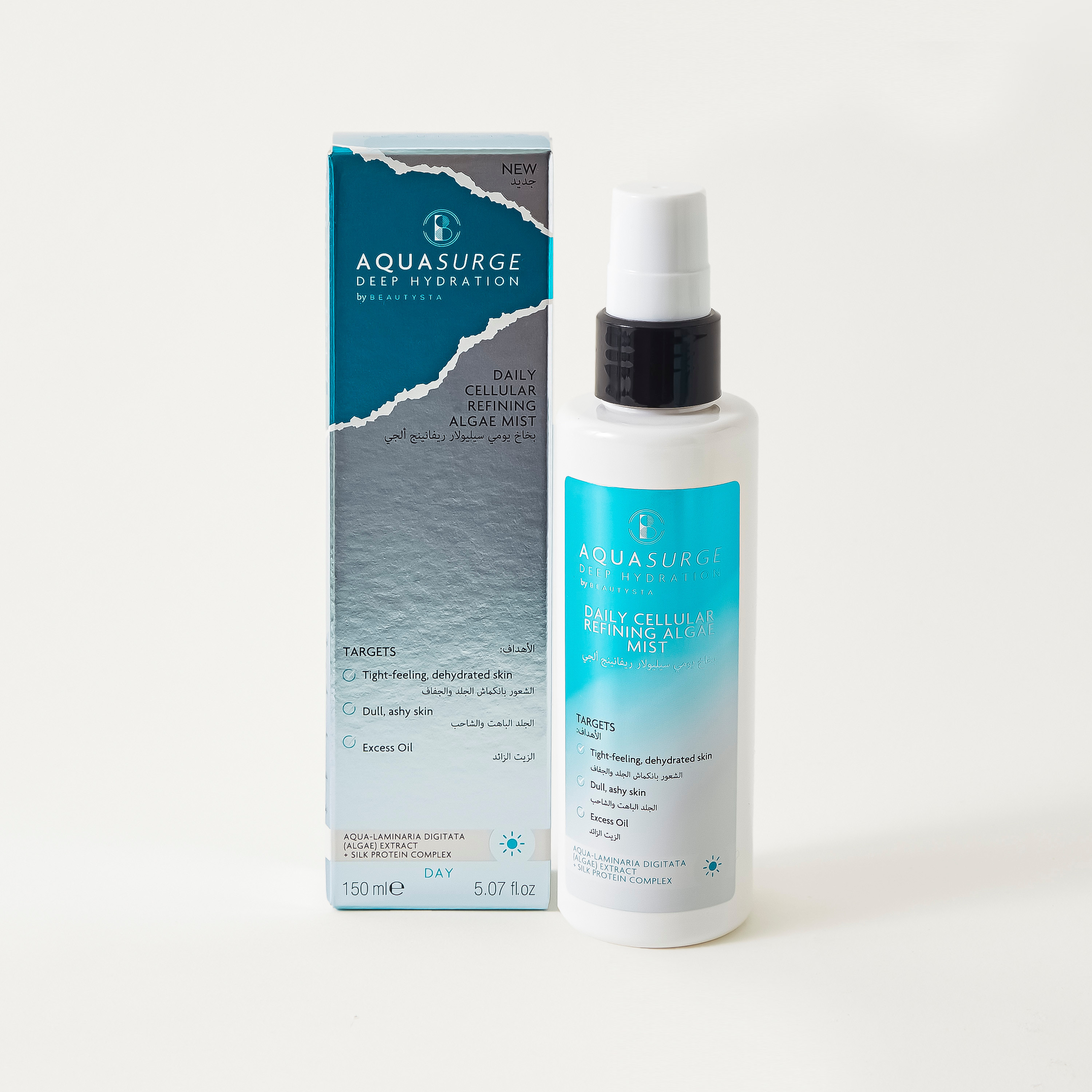 بخاخ الترطيب العميق ديب هايدريتنج ألجاي أكوا سيرج من بيوتيستا - 150 مل-beautyandpersonalcare-skin-cleansers-tonerandmists-image-1