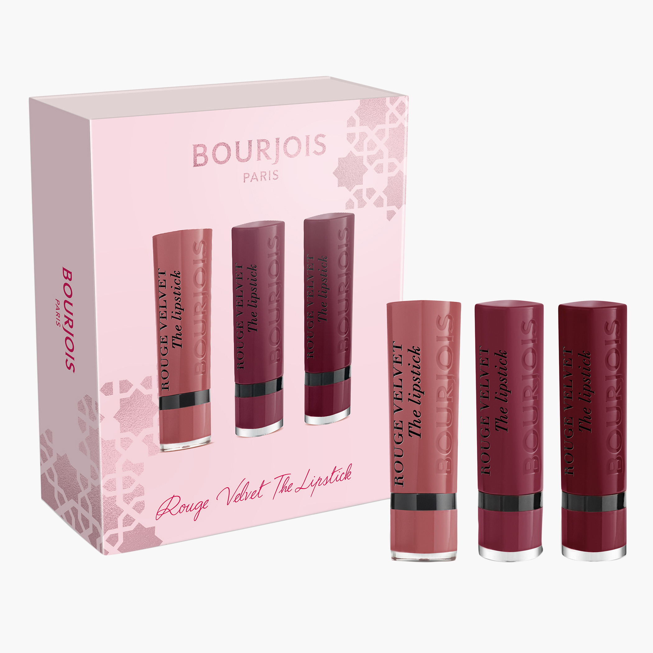 口紅 vakt. Velvut Rouge / set of 3 Bourjois 3-Piece Rouge Velvet The Lipstick Set Online | Baby