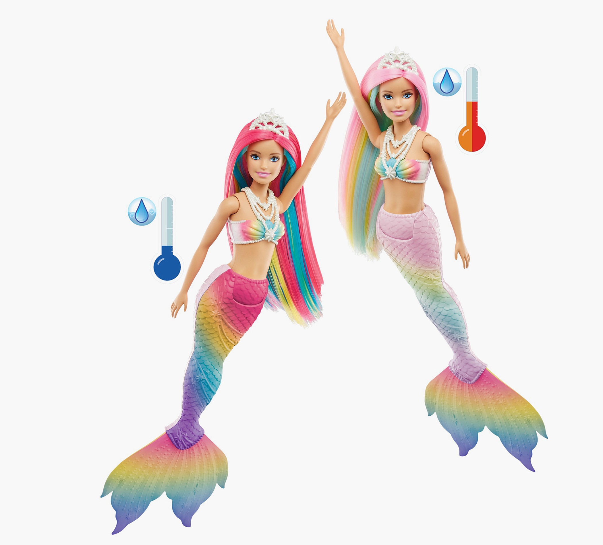 دمية حورية البحر متغيرة اللون من باربي دريمتوبيا-toys-dollsandplaysets-dolls-image-2