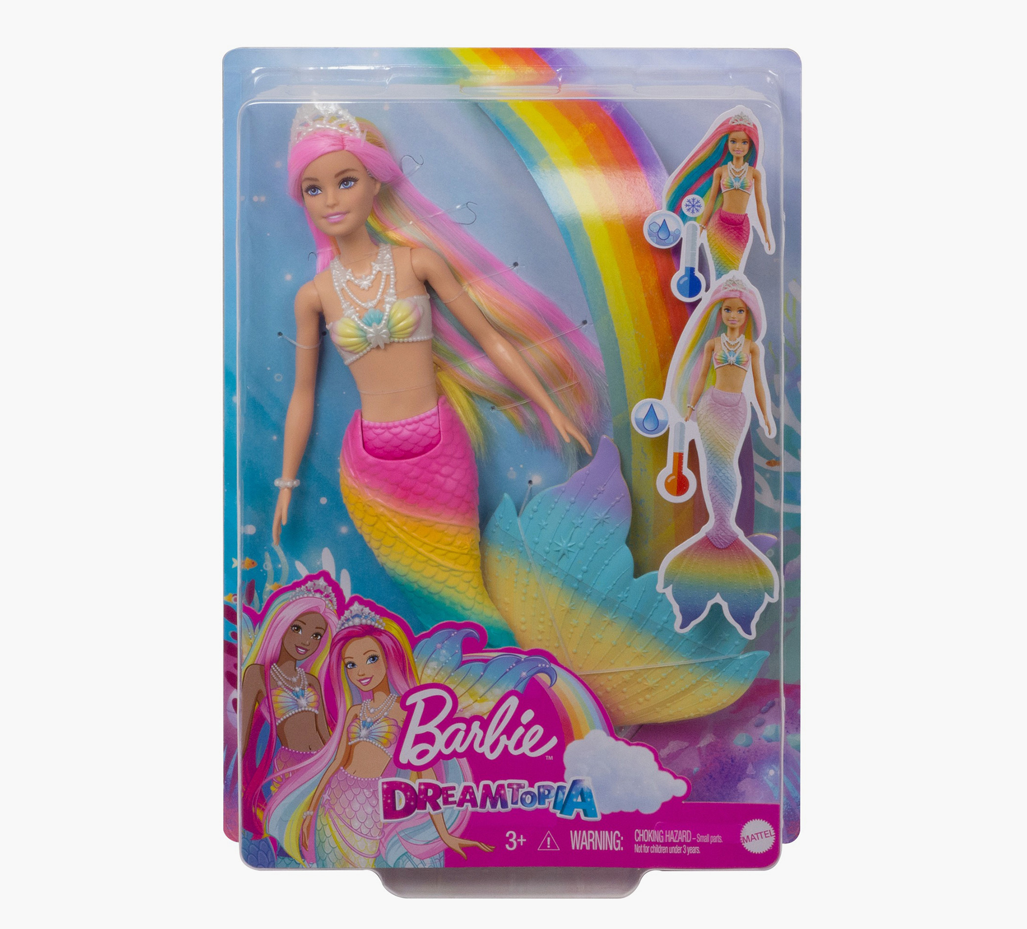 دمية حورية البحر متغيرة اللون من باربي دريمتوبيا-toys-dollsandplaysets-dolls-image-7