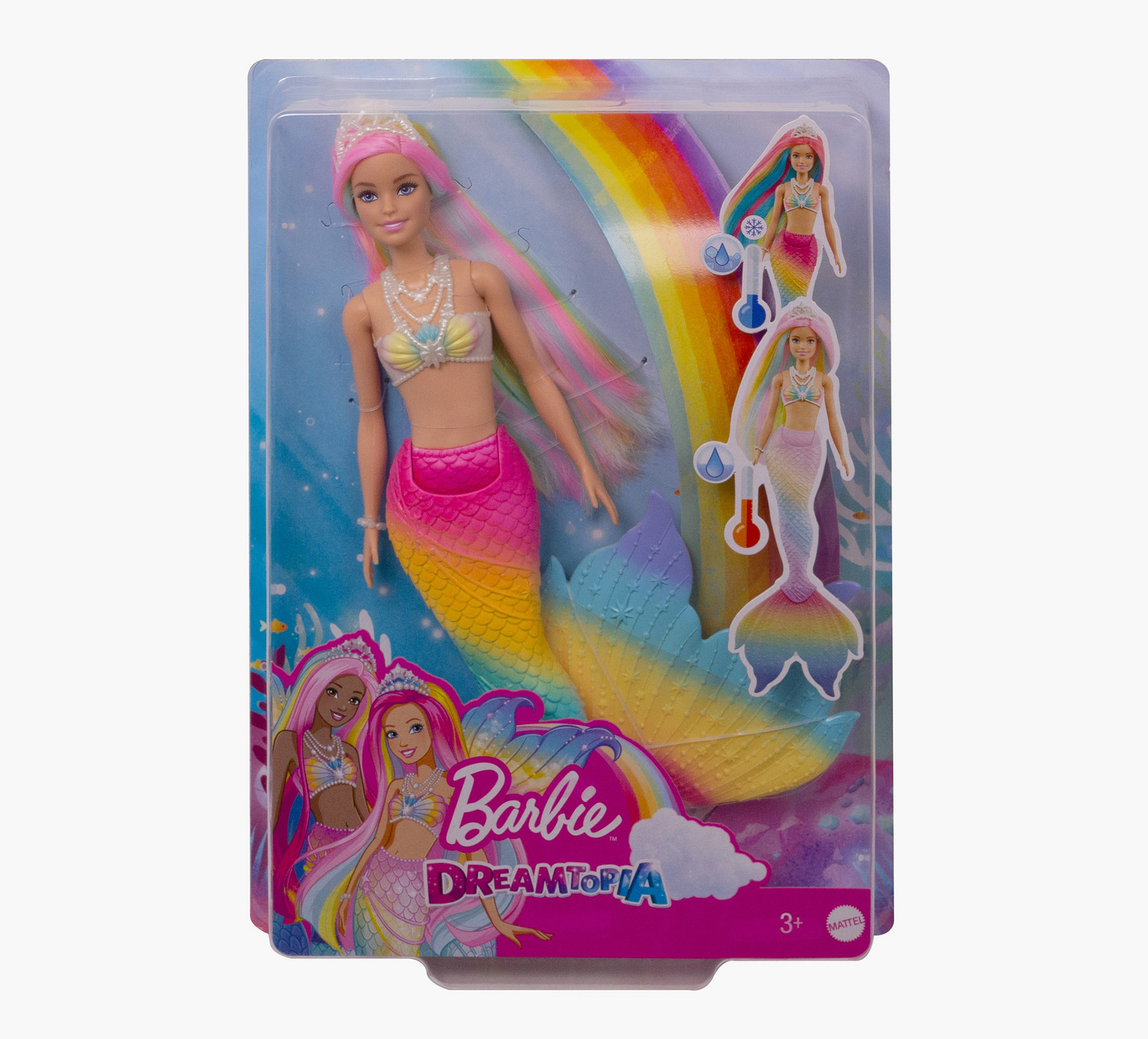 Barbie colour change sales mermaid doll