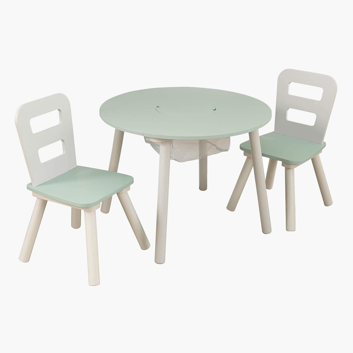 Kidkraft Round Storage Table and Chair Set-baby-nursery-furniture-chairsandtables-image-1