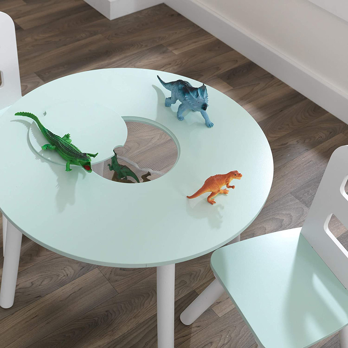 Kidkraft Round Storage Table and Chair Set-baby-nursery-furniture-chairsandtables-image-2
