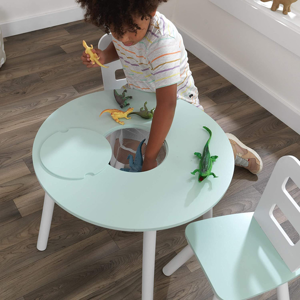 Kidkraft Round Storage Table and Chair Set-baby-nursery-furniture-chairsandtables-image-5