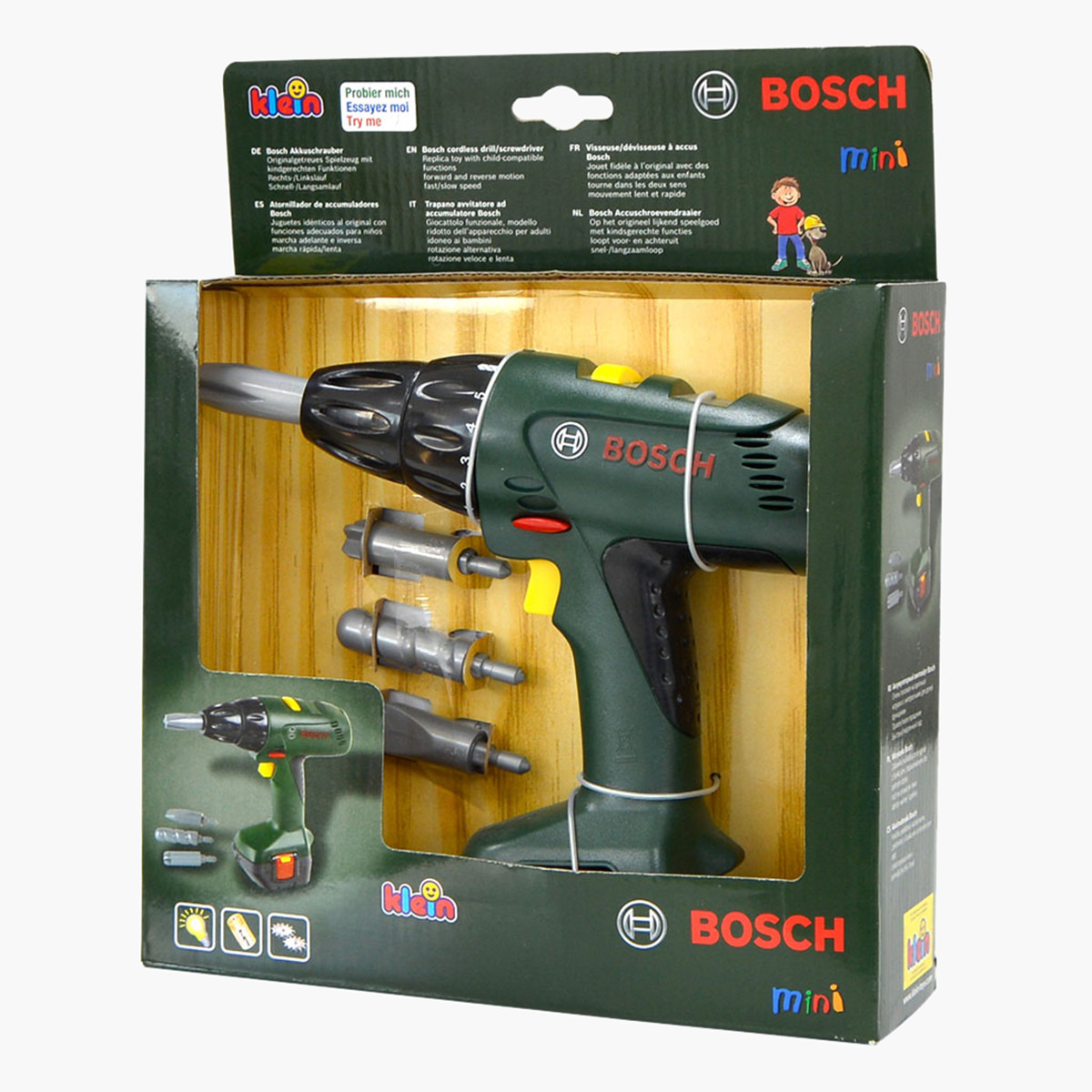 Bosch cordless screwdriver drill toy deals