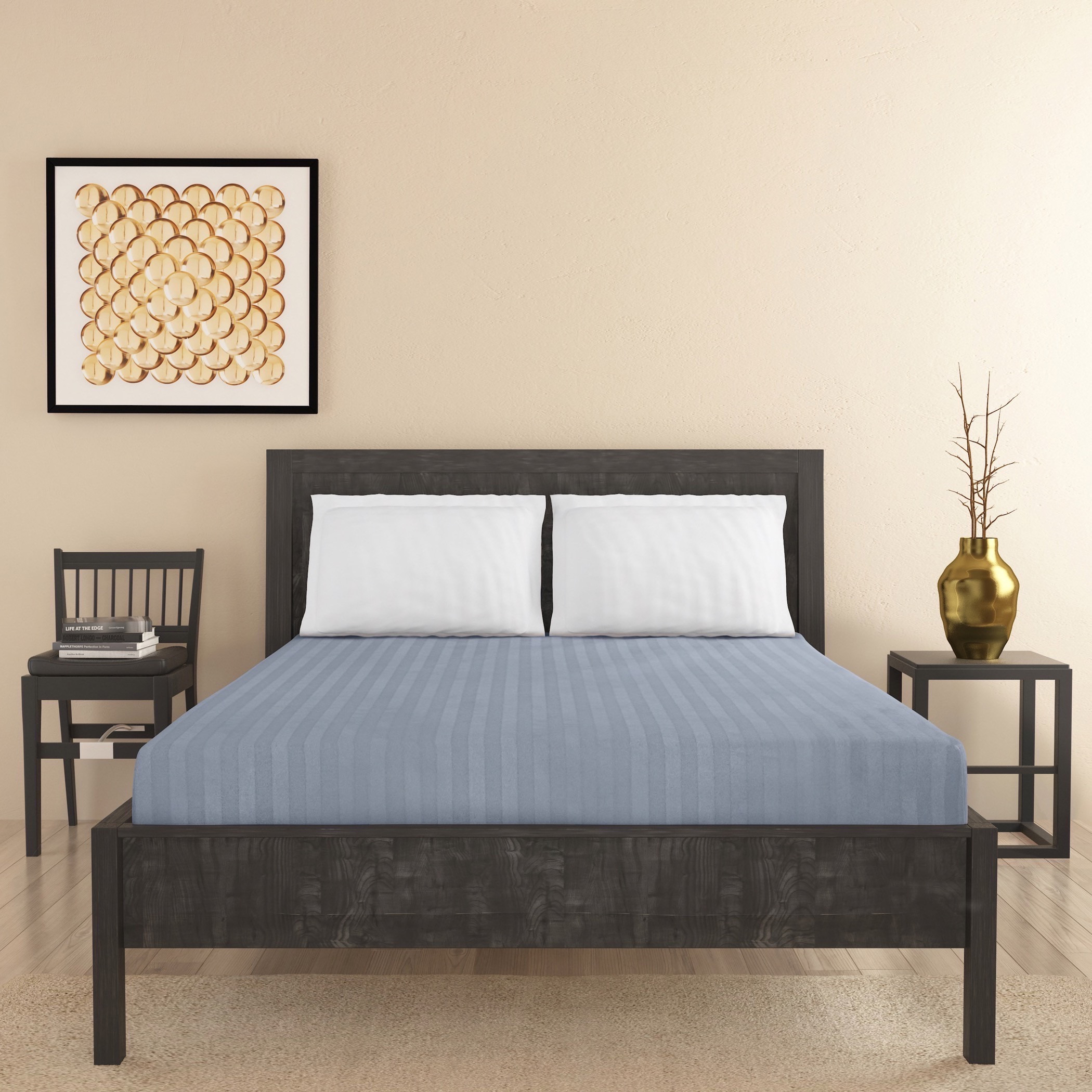 Buy Egyptian Cotton Striped Double 