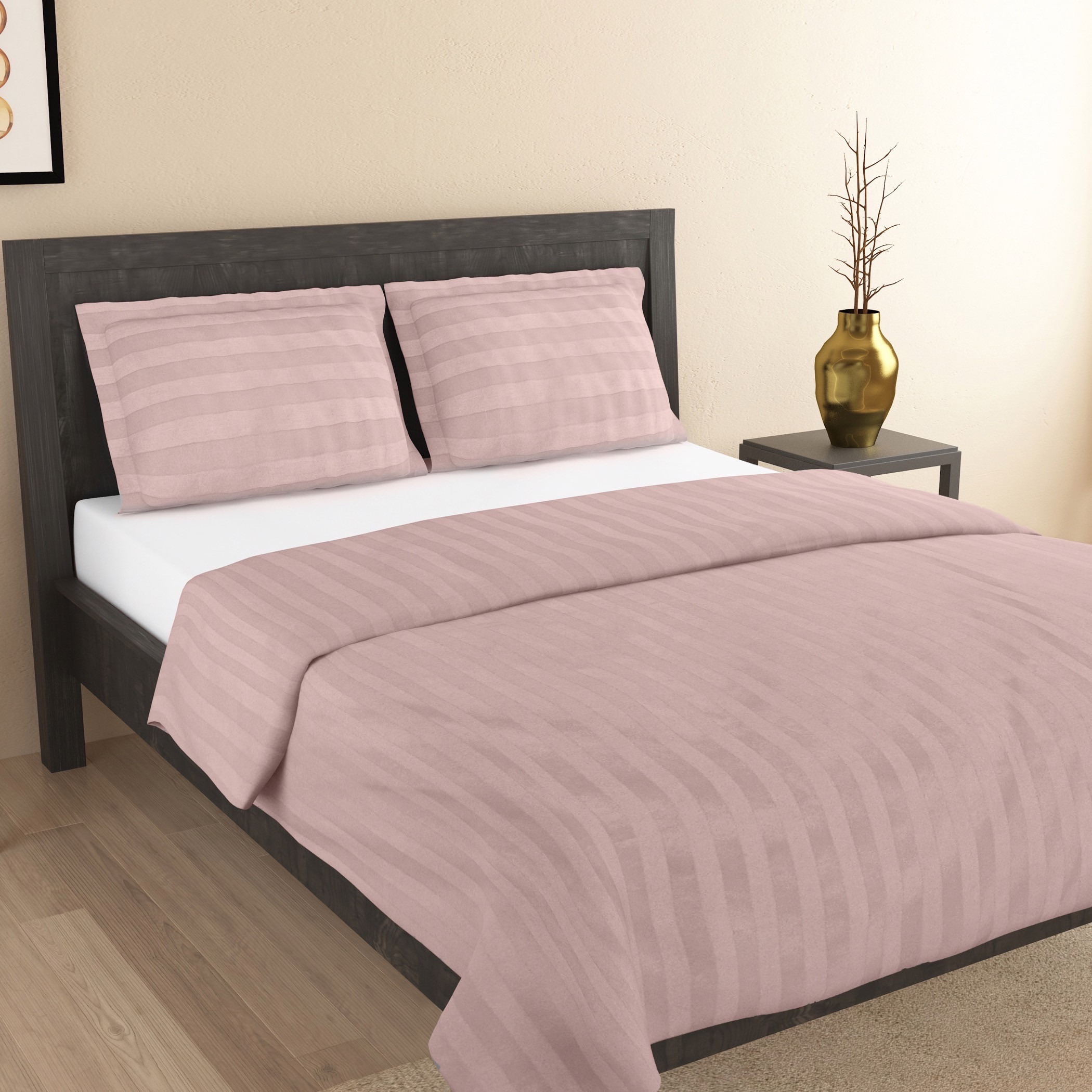 طقم غطاء لحاف سوبر كينج مخطط مصري 3 قطع - 260x220 سم-household-bedding-duvetandcovers-duvets-image-3
