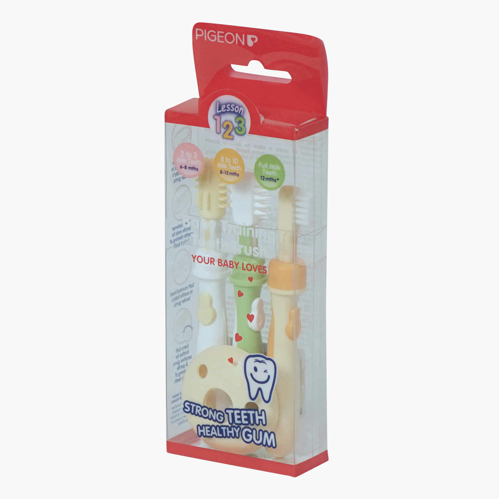 فرشاة أسنان لتدريب الأطفال من بيجون - مجموعة من 3 قطع-baby-bathandcare-oralcare-image-2