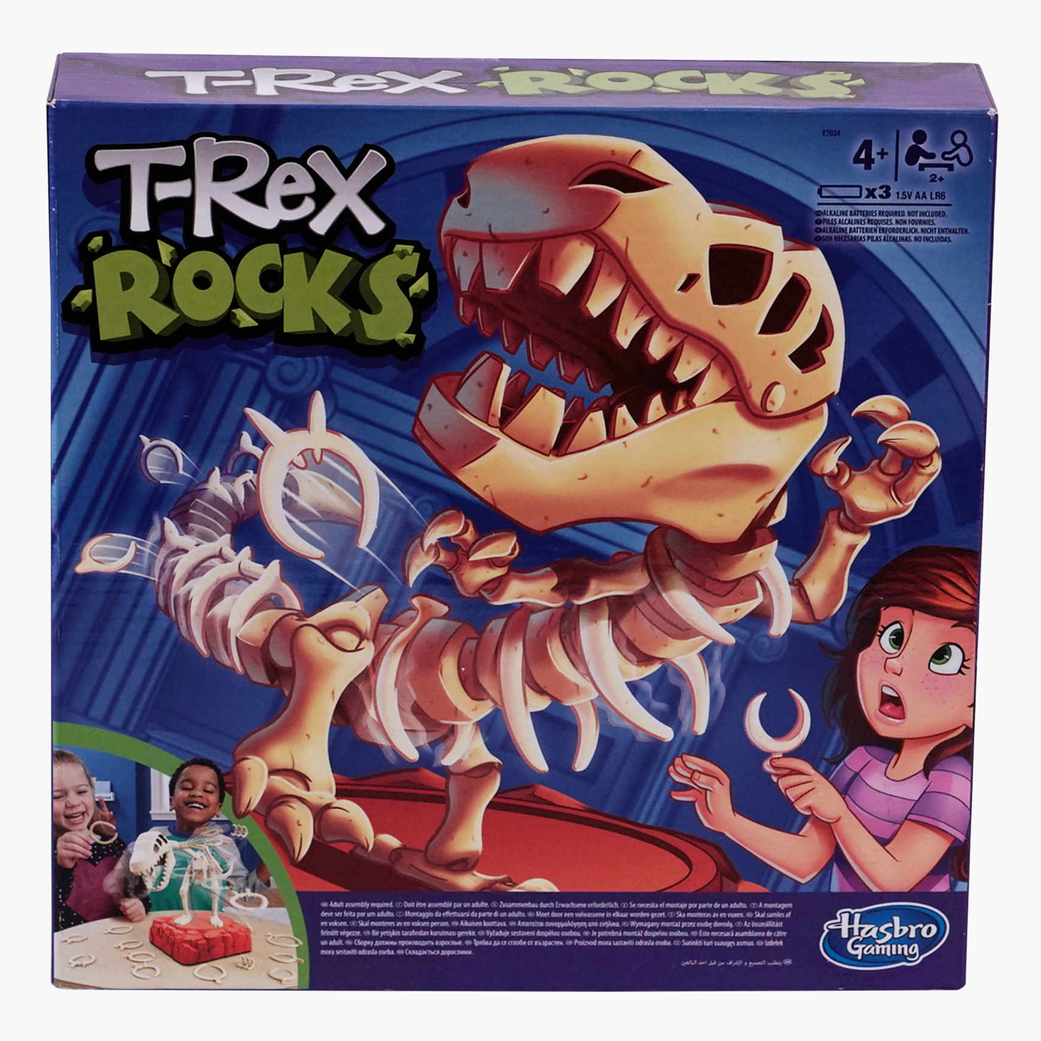 T Rex Rocks Game Buy Hasbro T-Rex Rocks Board Game Online | Centrepoint Qatar