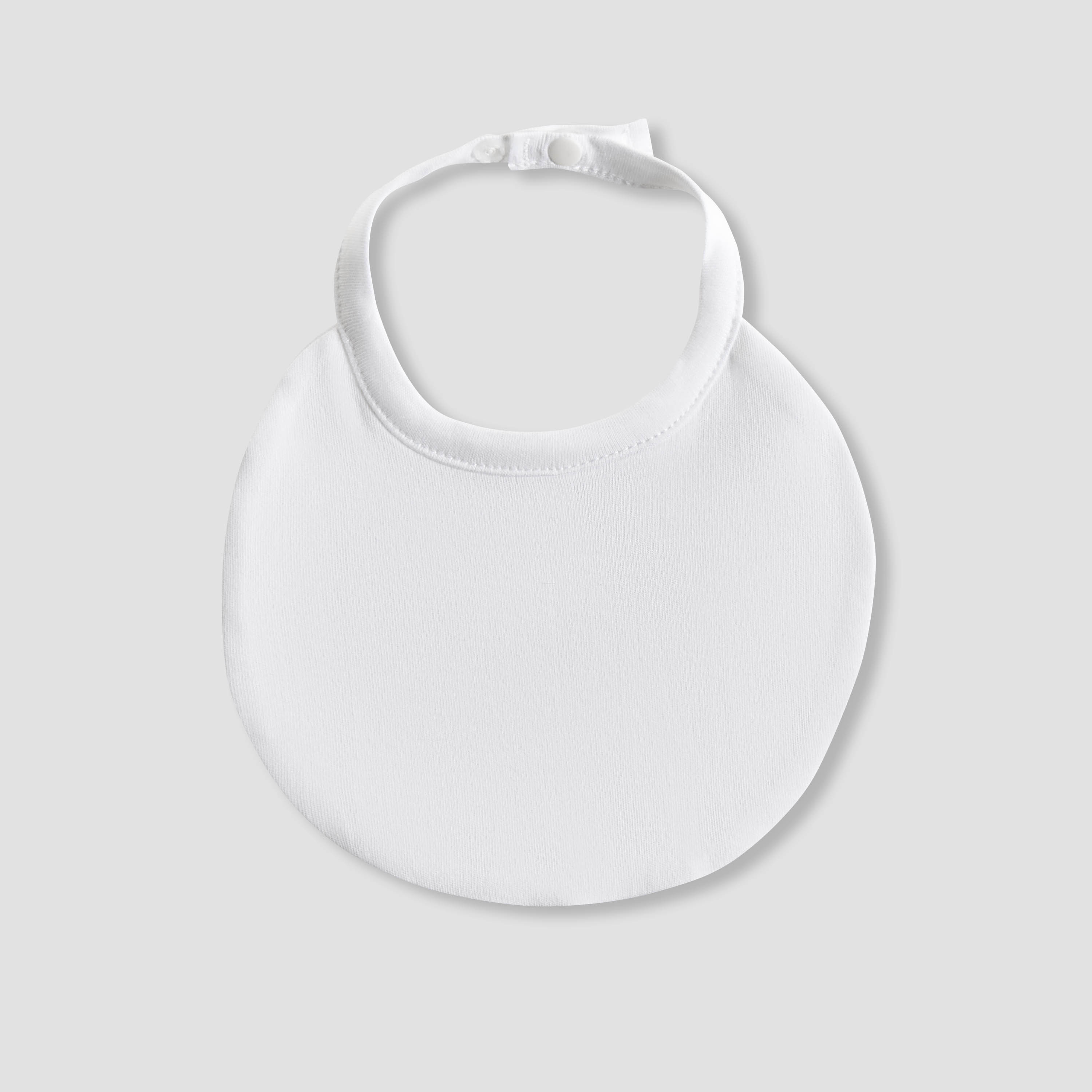 Love Earth Solid Organic Bib with Button Closure - Set of 3-baby-feeding-bibs-image-2