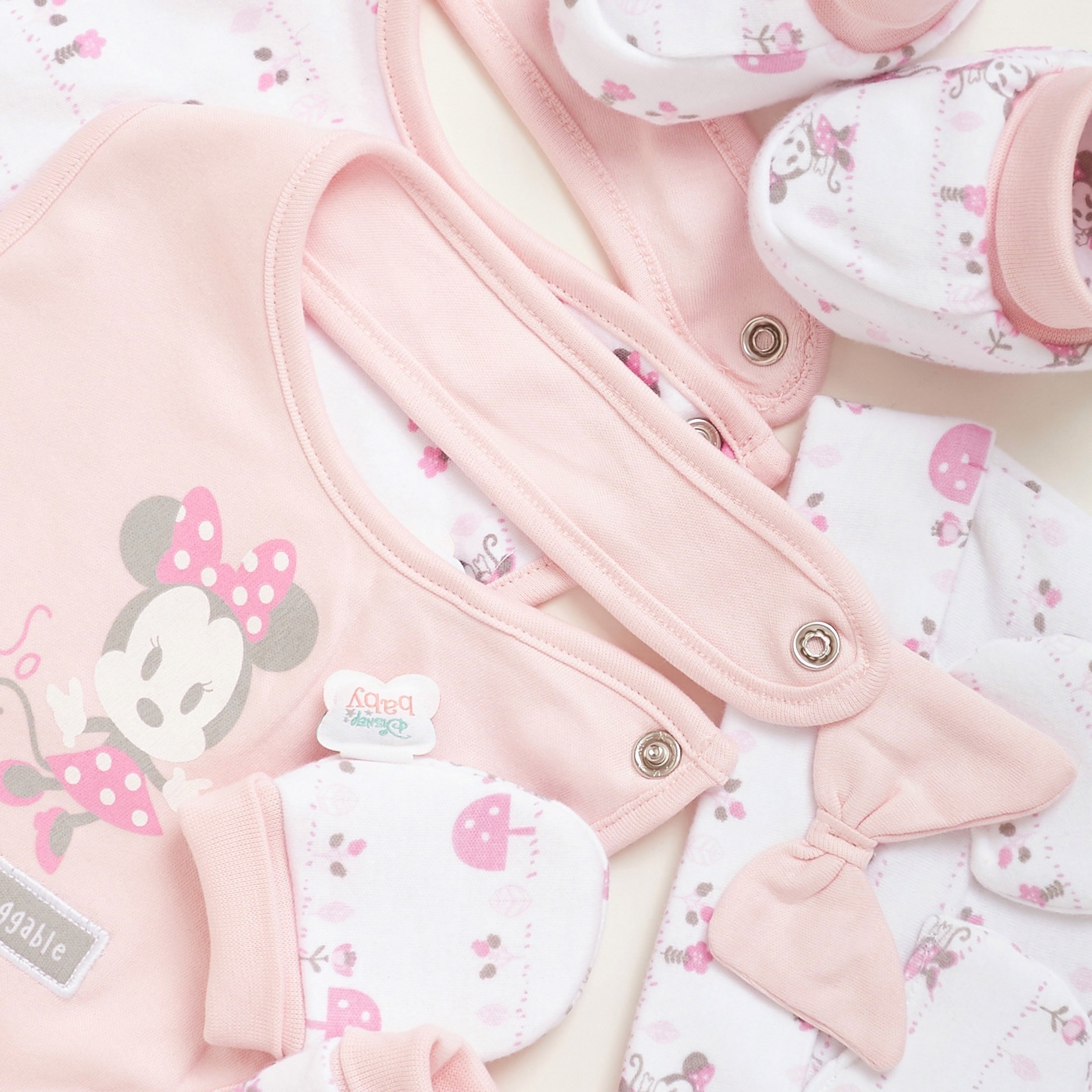 طقم هدايا للمواليد ميني ماوس من ديزني - 8 قطع-baby-girls-clothing-setsandcoords-image-6