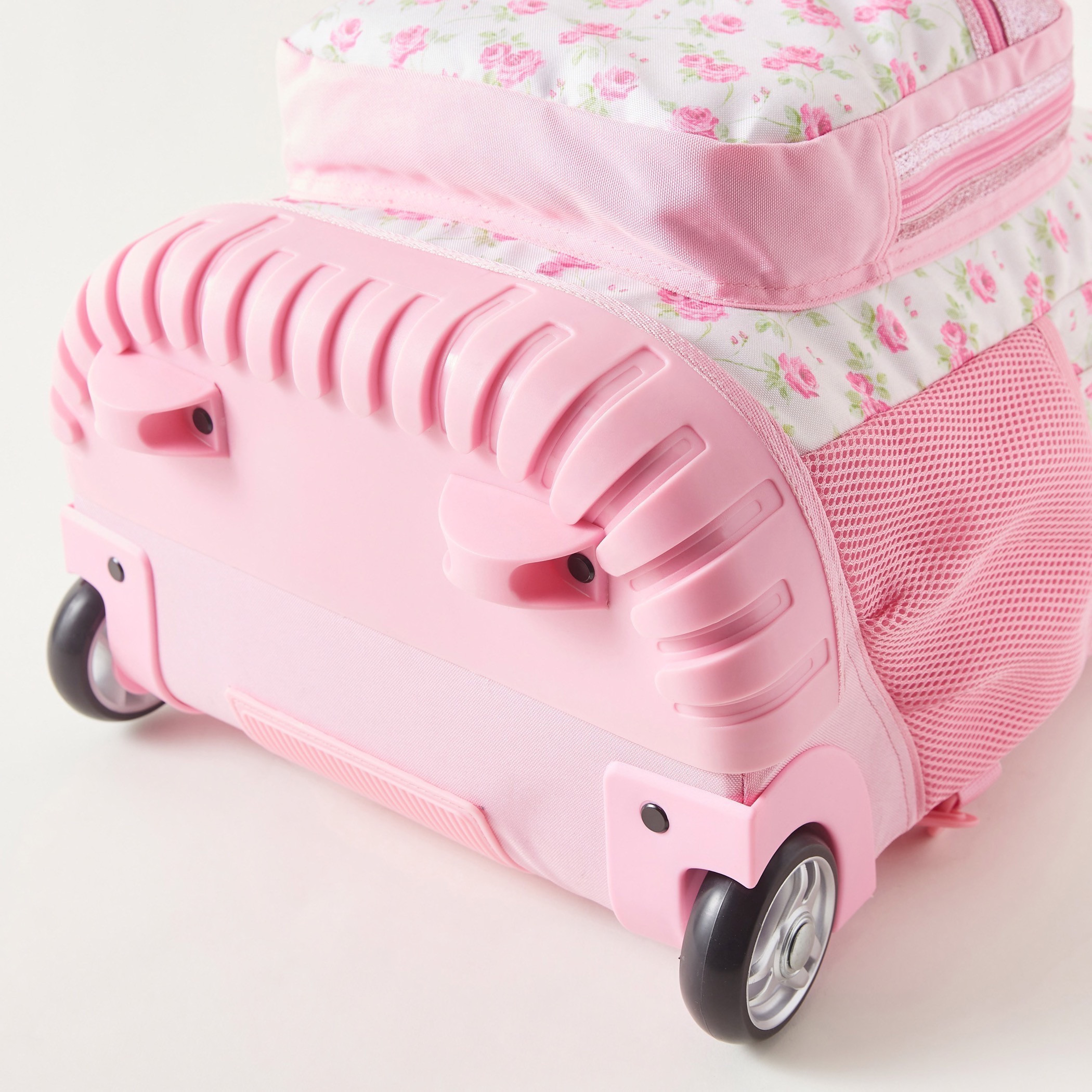 Sensazioni Floral Print Trolley Backpack - 32x22x46 cms-school-bagsandbackpacks-trolleybags-image-6