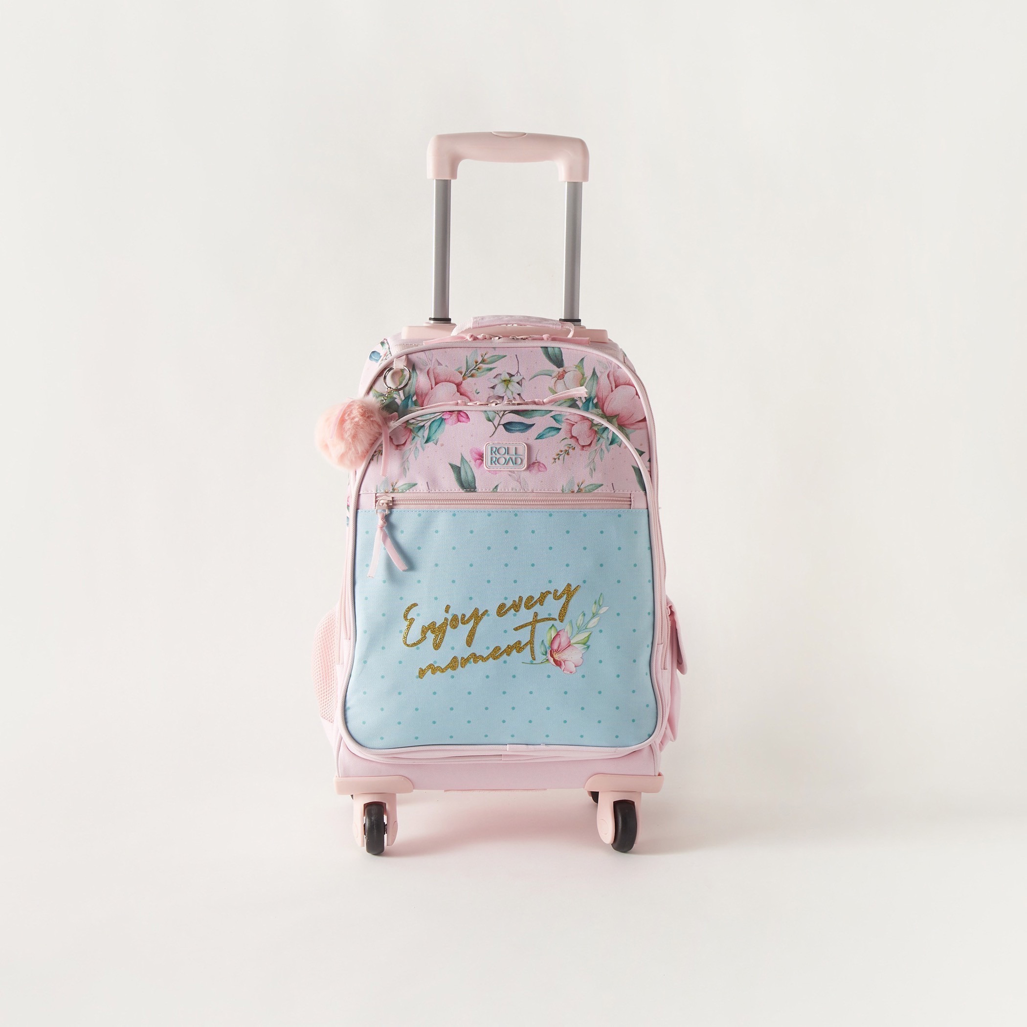 شنطة ظهر زهرية بعجلات وقابلة للتحول من رول روود - 33x44x21 سم-school-bagsandbackpacks-trolleybags-image-1