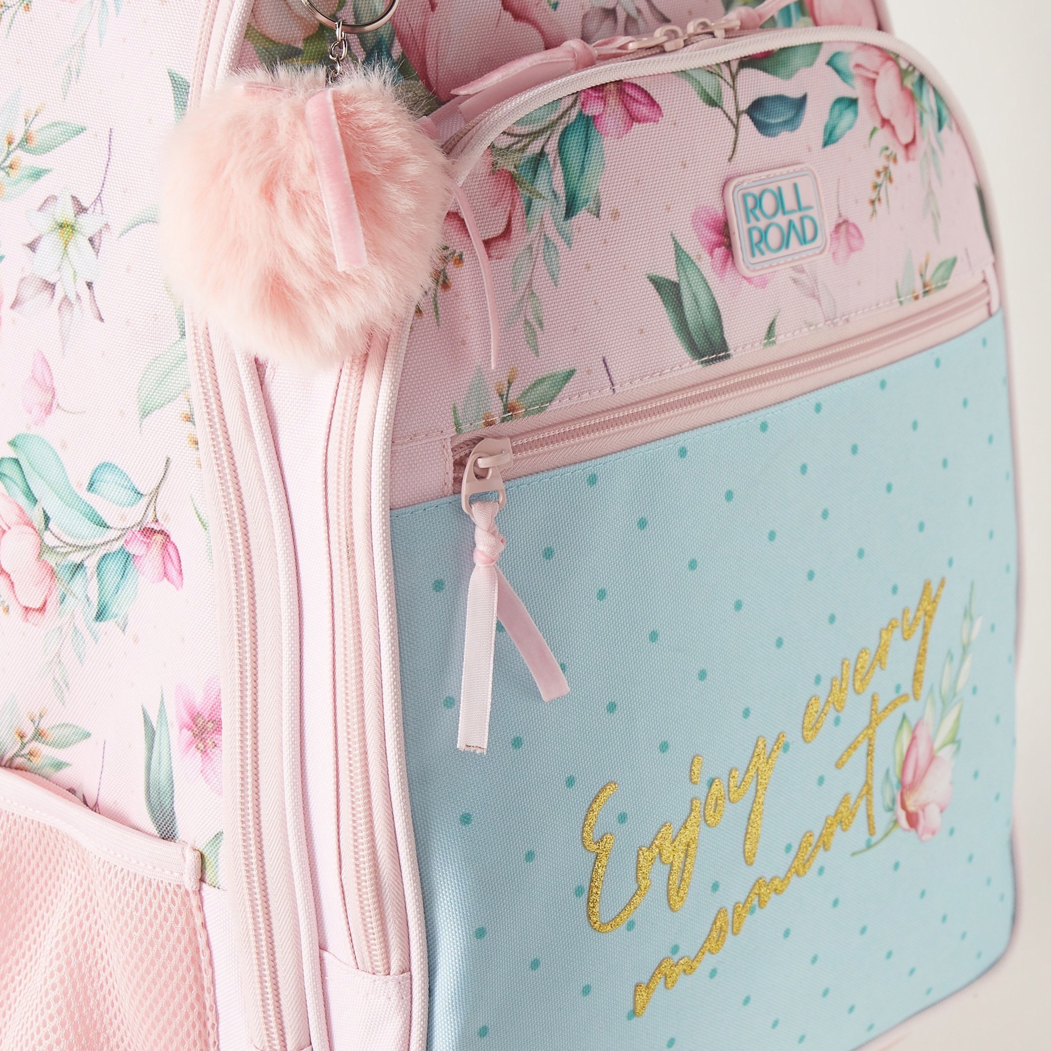 شنطة ظهر زهرية بعجلات وقابلة للتحول من رول روود - 33x44x21 سم-school-bagsandbackpacks-trolleybags-image-3