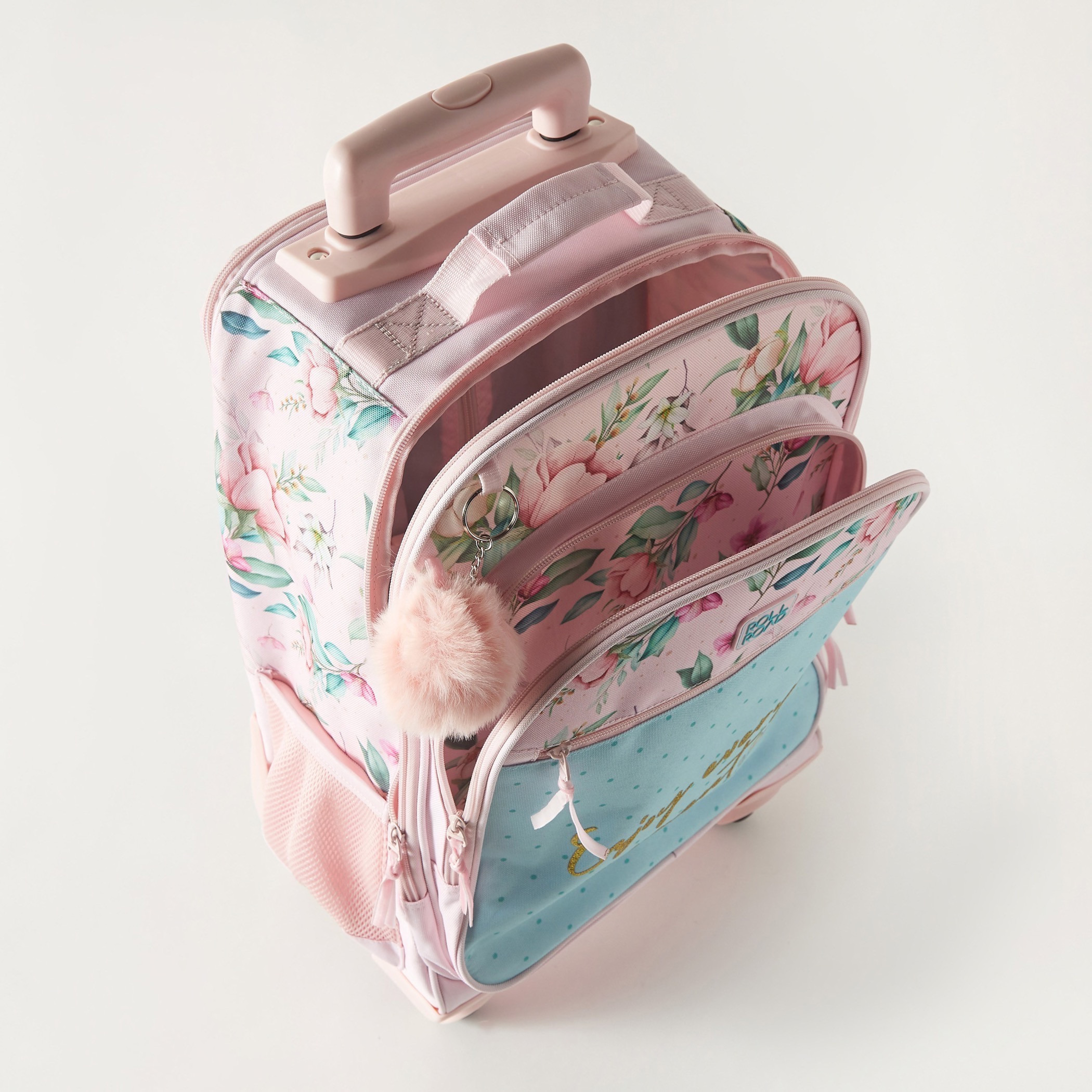 شنطة ظهر زهرية بعجلات وقابلة للتحول من رول روود - 33x44x21 سم-school-bagsandbackpacks-trolleybags-image-7