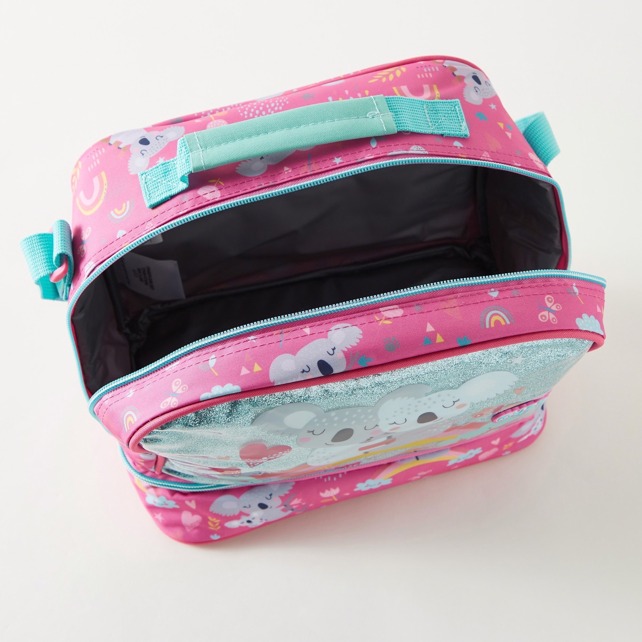Must Koala Print Isothermal Lunch Bag with Zipper Closure and Handle-school-lunchessentials-lunchbags-image-5