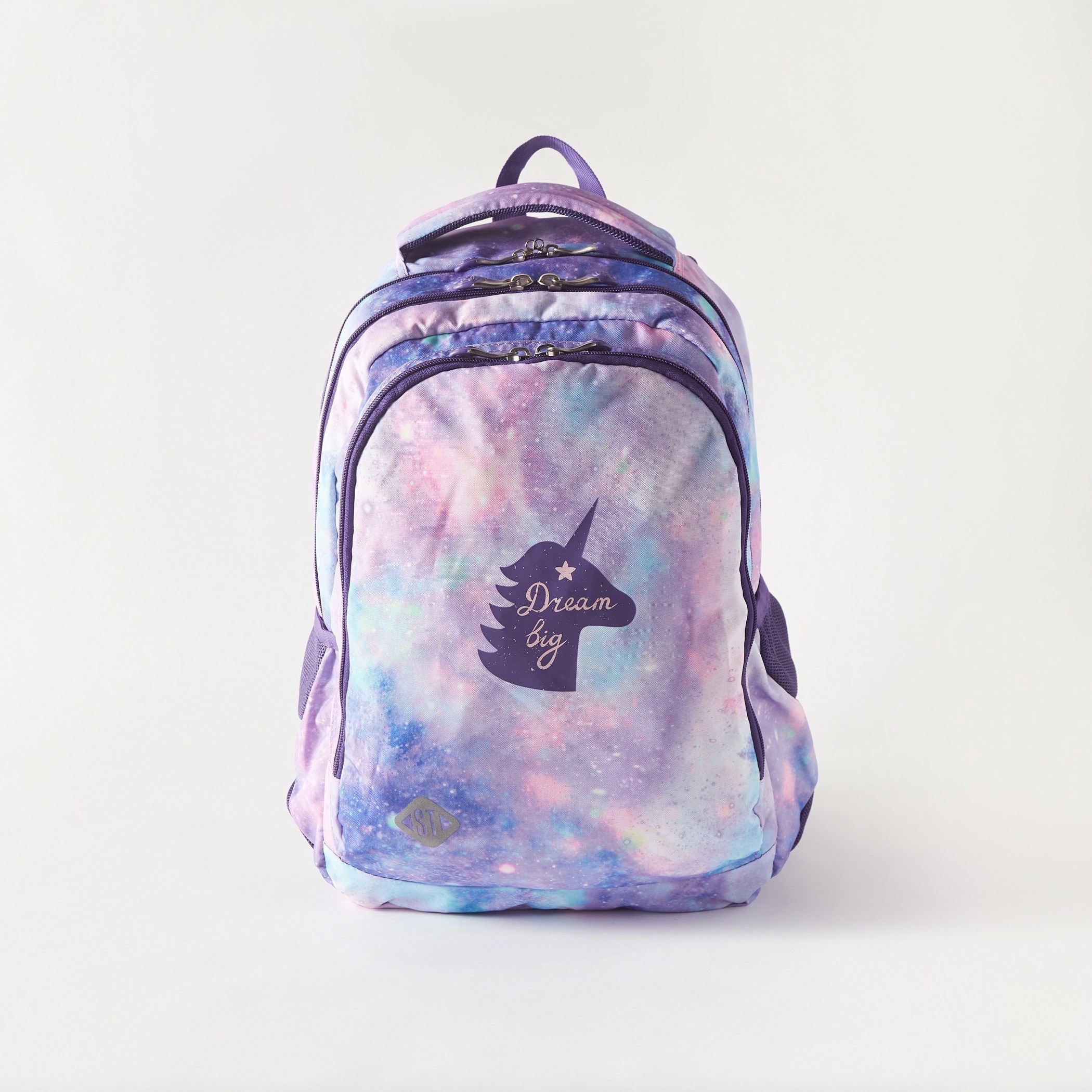 St.Right Galaxy Unicorn Print Backpack 30x20x45 cms