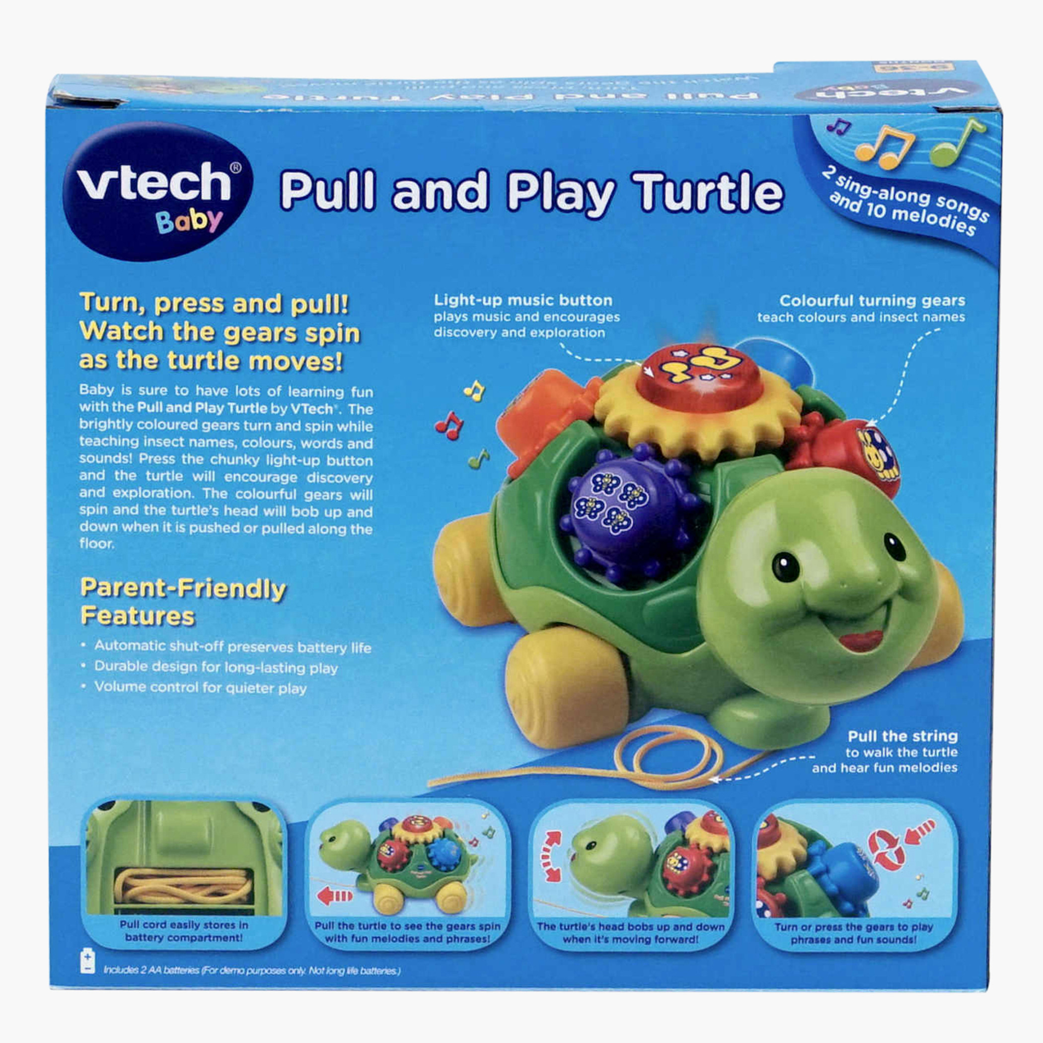 Vtech pull & play hot sale turtle