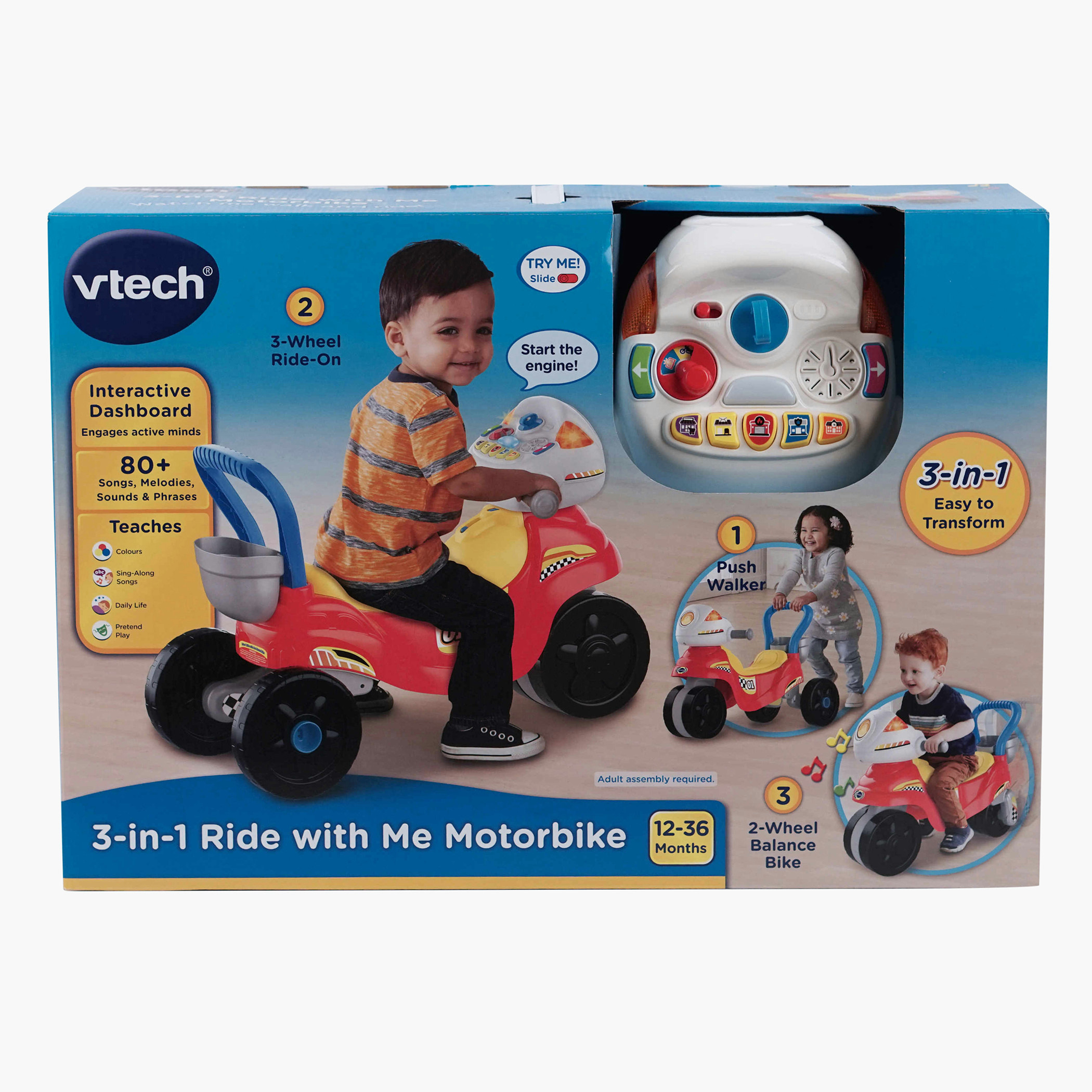 Vtech In Step And Roll Motorbike VTech In Step And Roll Motorbike